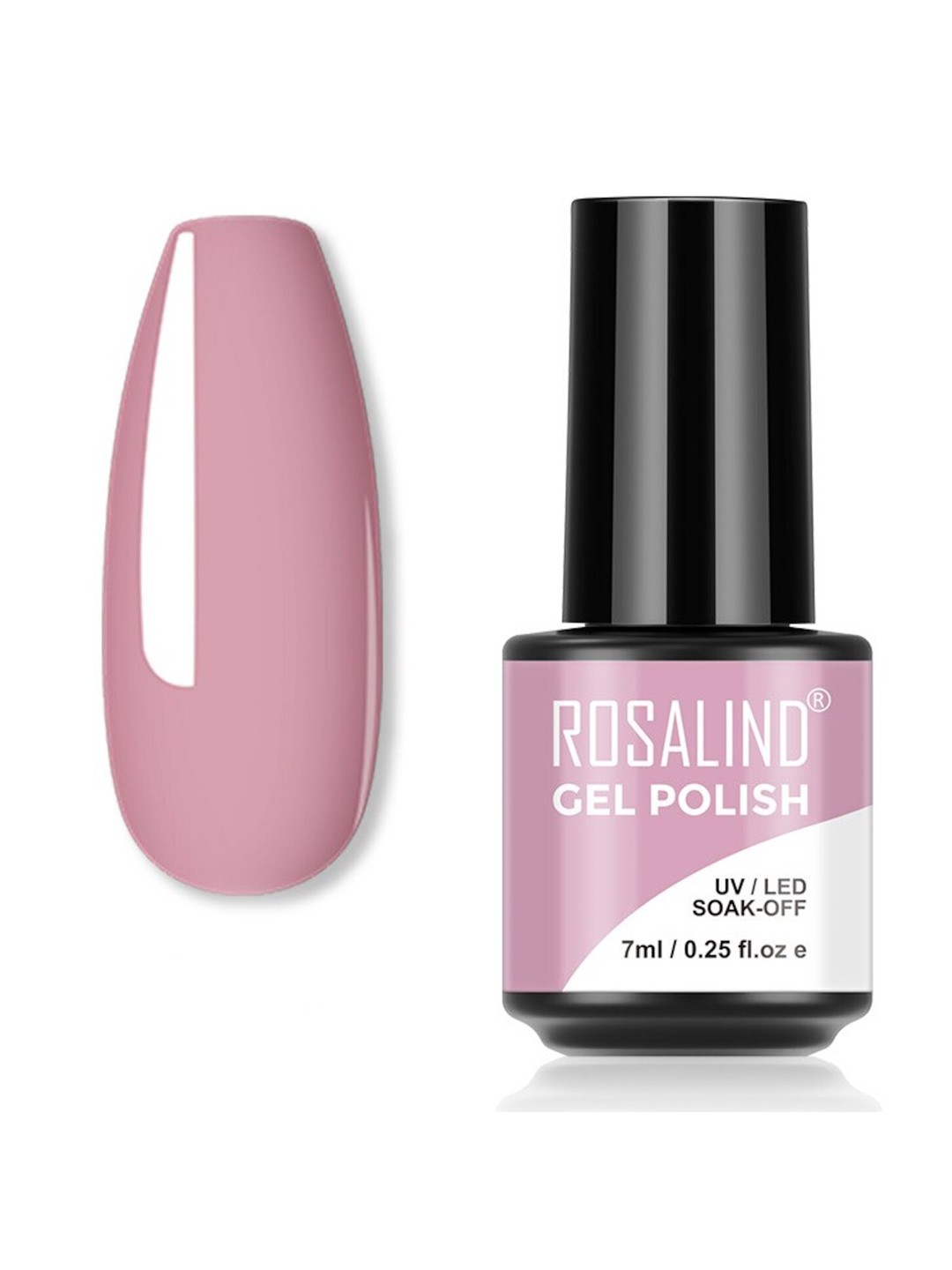 

ROSALIND Soak-Off UV LED Gel Nail Polish 7 ml - S005, Pink
