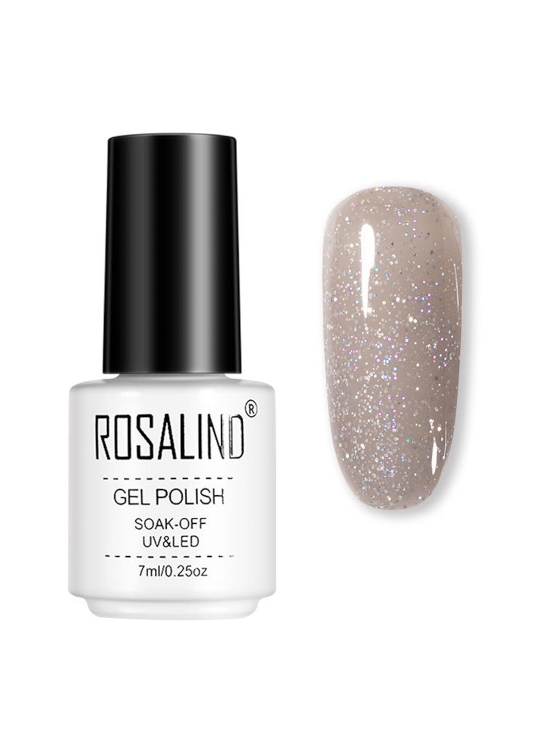 

ROSALIND Soak-Off UV & LED Gel Nail Polish 7 ml - A730, Off white