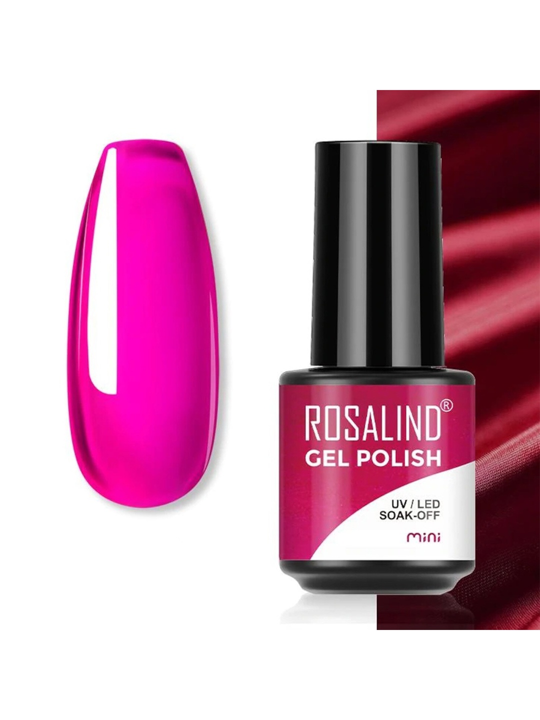 

ROSALIND Soak-Off UV LED Gel Nail Polish 7 ml - S063, Pink