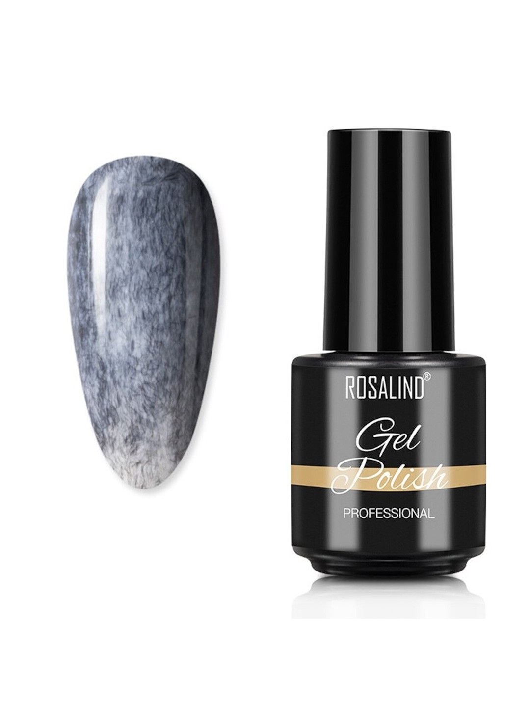 

ROSALIND Long Lasting UV LED Soak-Off Gel Nail Polish - Shade B060, Grey