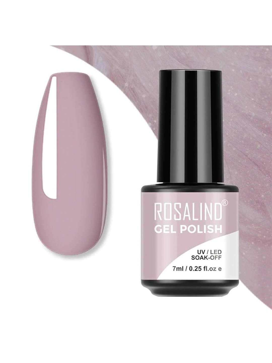 

ROSALIND Long Lasting UV LED Soak-Off Gel Nail Polish - Shade S008, Mauve