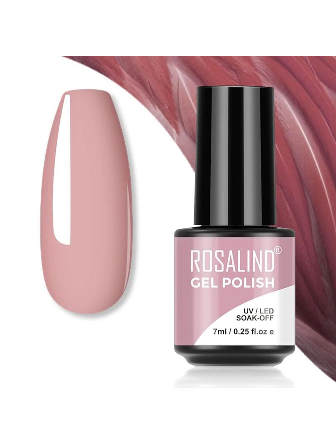 

ROSALIND Long Lasting UV LED Soak-Off Gel Nail Polish - Shade S009, Pink