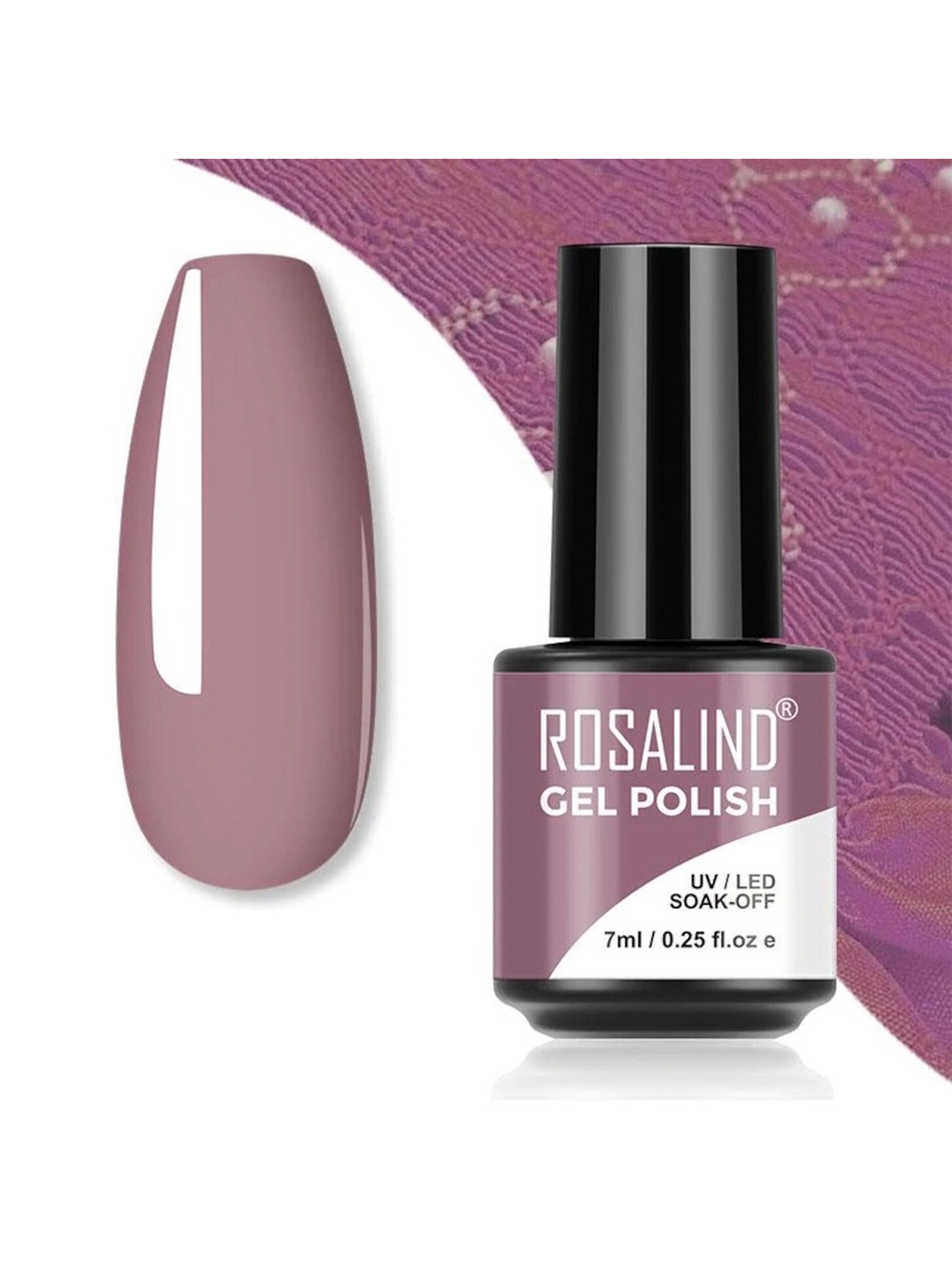 

ROSALIND Long Lasting UV LED Soak-Off Gel Nail Polish - Shade S010, Purple