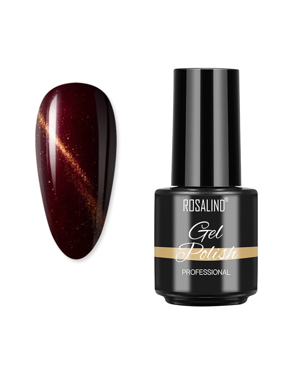 

ROSALIND Long Lasting UV LED Soak-Off Gel Nail Polish - Shade B056, Maroon