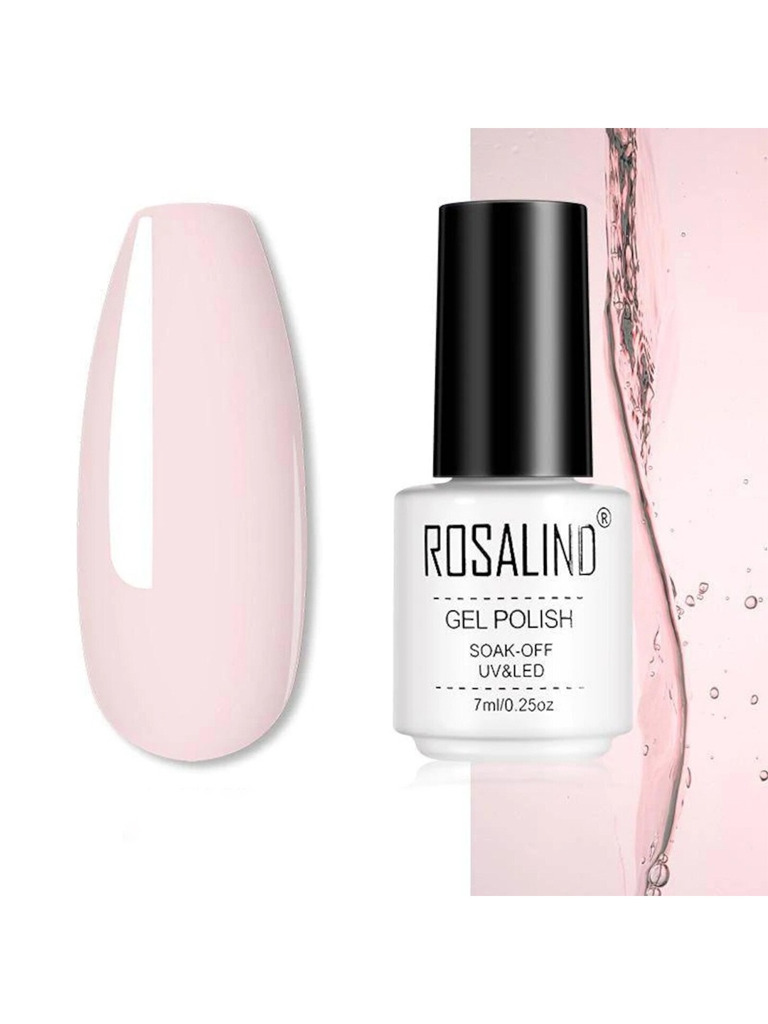 

ROSALIND Long Lasting UV LED Soak-Off Gel Nail Polish - Shade A901, Pink