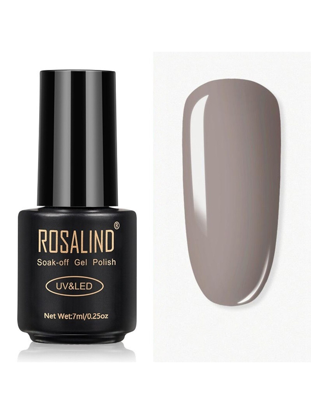 

ROSALIND Long Lasting UV LED Soak-Off Gel Nail Polish - Shade 2915, Grey