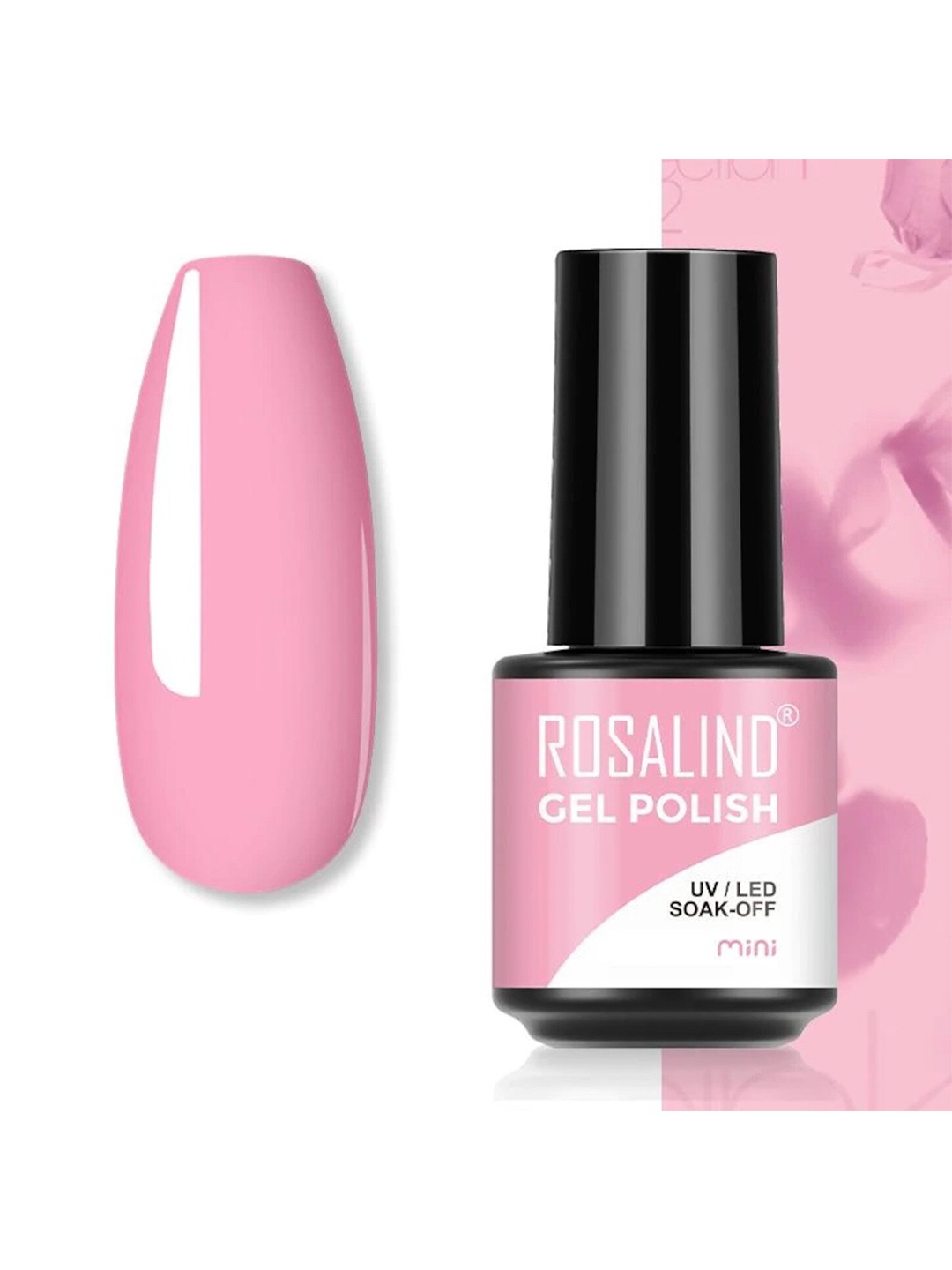 

ROSALIND Long Lasting UV LED Soak-Off Gel Nail Polish - Shade S045, Pink