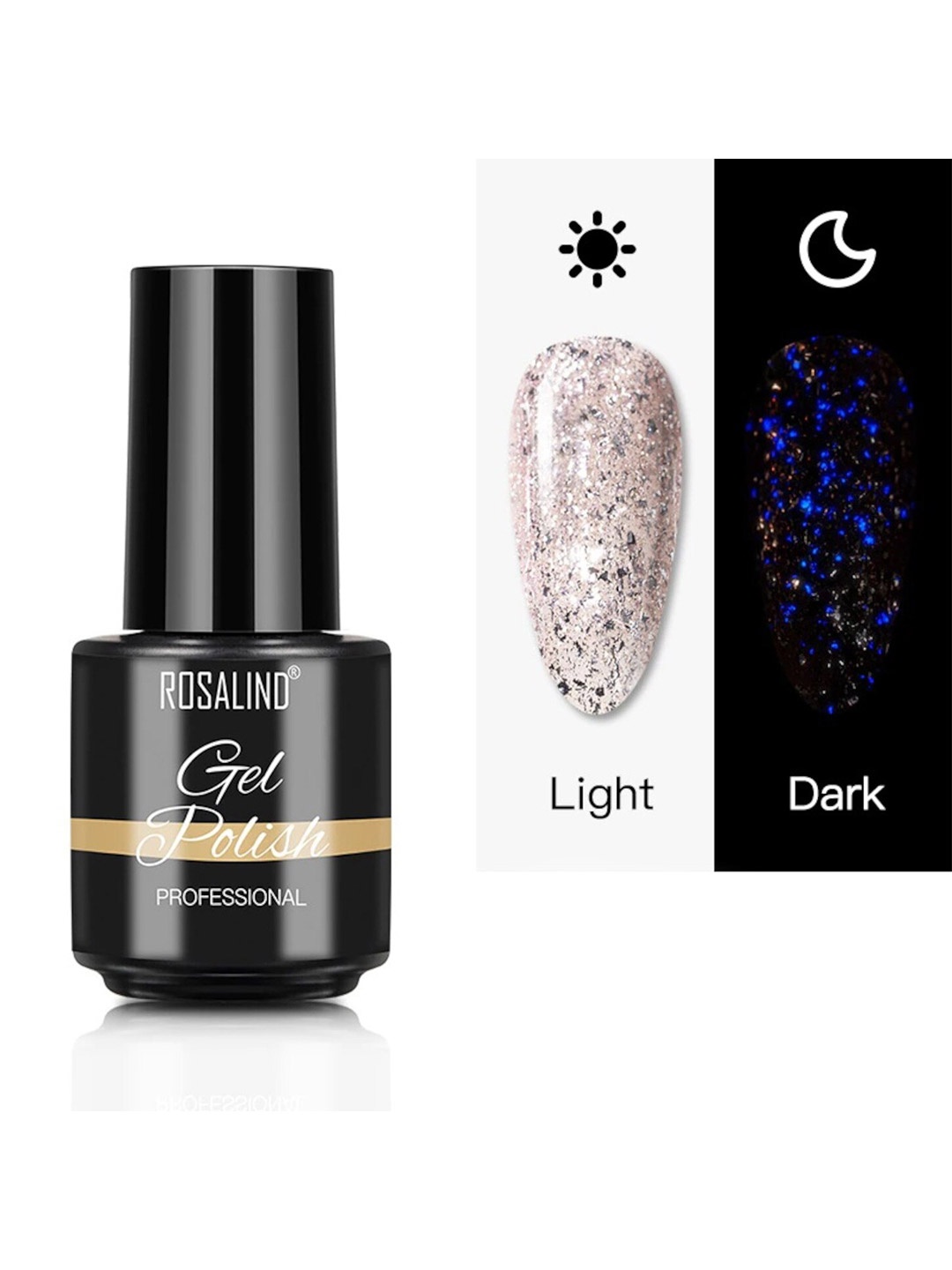 

ROSALIND Professional UV LED Gel Nail Polish 7 ml - B064, Nude