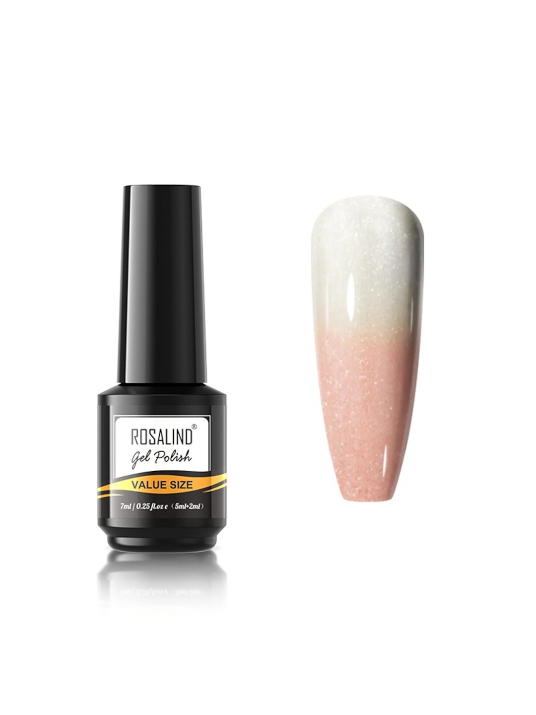 

ROSALIND Value Size Temperature Changing Series UV LED Gel Nail Polish 7 ml - JL130, Pink