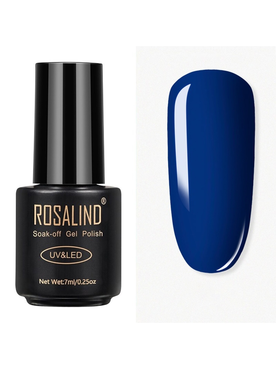 

ROSALIND Soak-Off UV LED Gel Nail Polish 7 ml - 2710, Blue