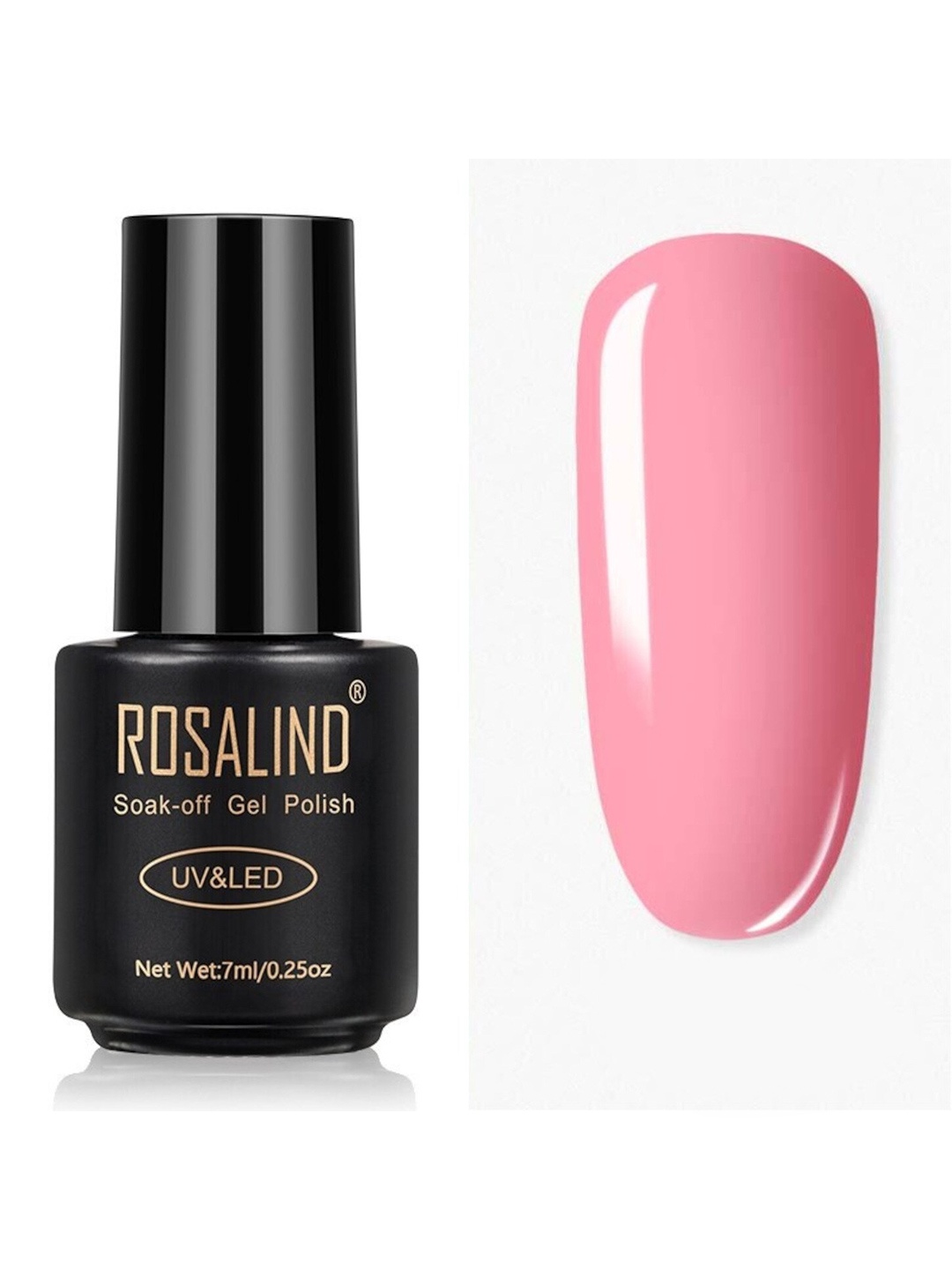 

ROSALIND Soak-Off UV LED Gel Nail Polish 7 ml - 2516, Pink