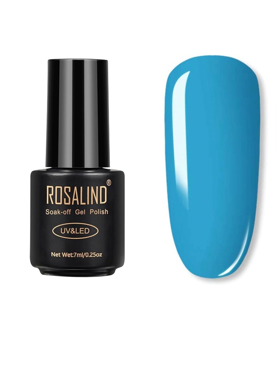 

ROSALIND Long Lasting UV LED Soak-Off Gel Nail Polish - Shade 054, Blue