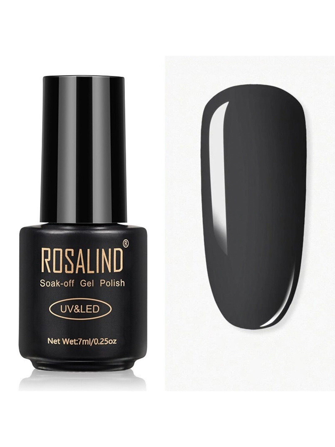 

ROSALIND Long Lasting UV LED Soak-Off Gel Nail Polish - Shade 2911, Grey