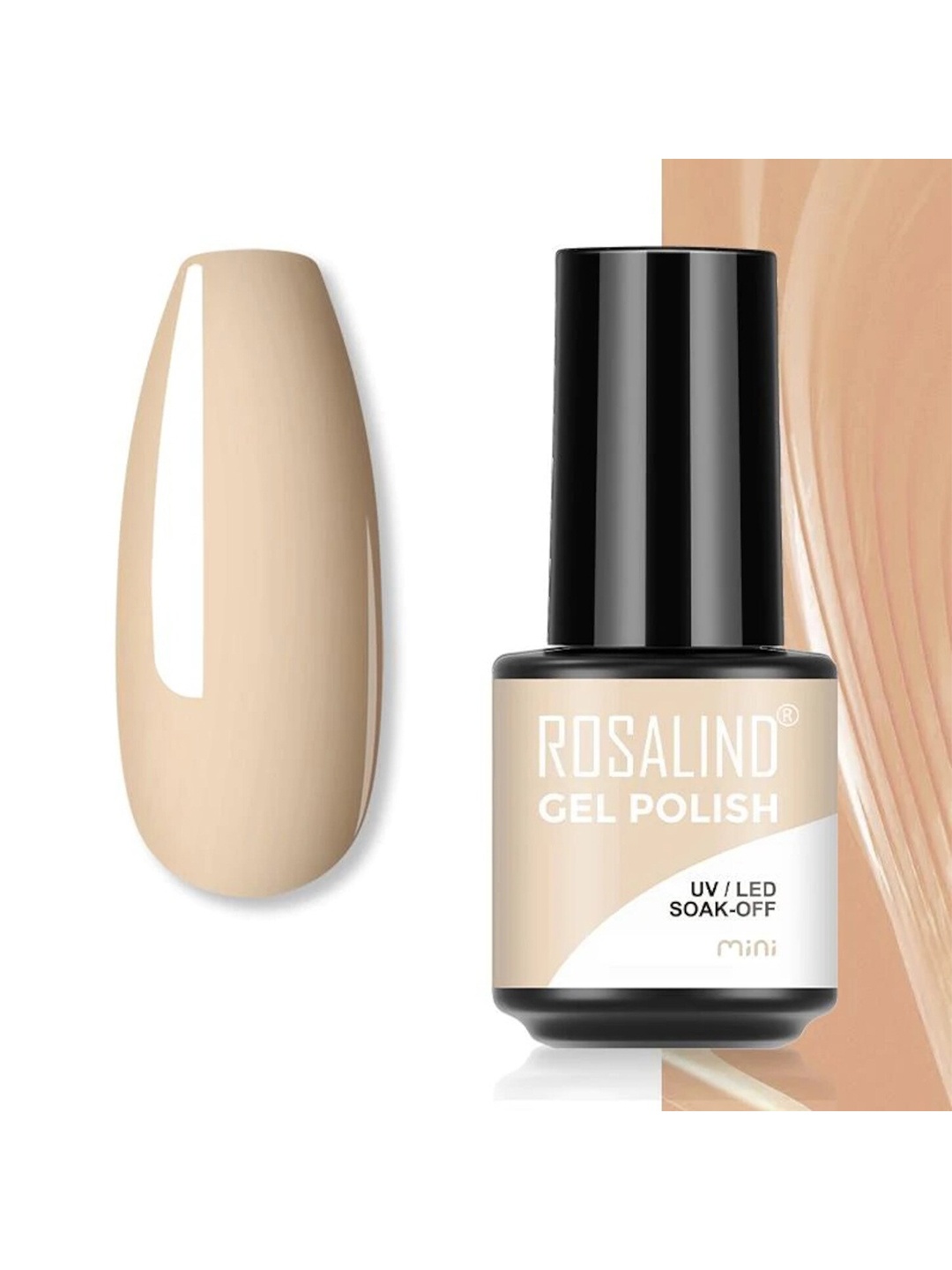 

ROSALIND UV LED Soak-Off Gel Nail Polish - Shade S058, Beige