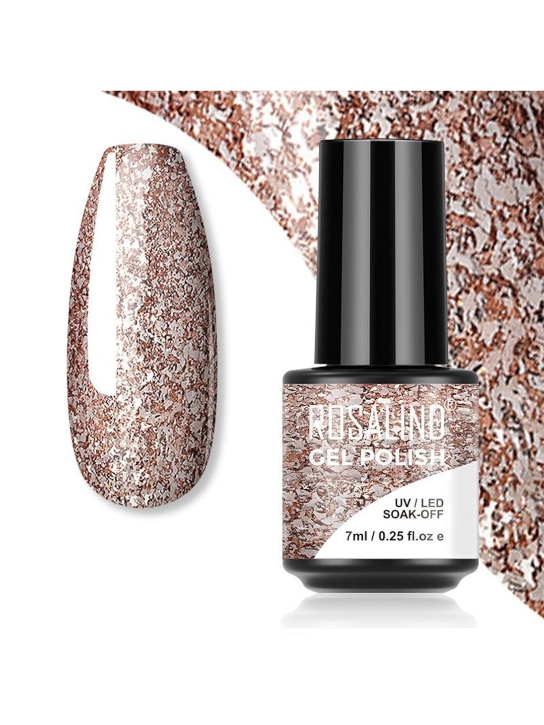 

ROSALIND UV LED Soak-Off Gel Nail Polish - Shade S036, Brown