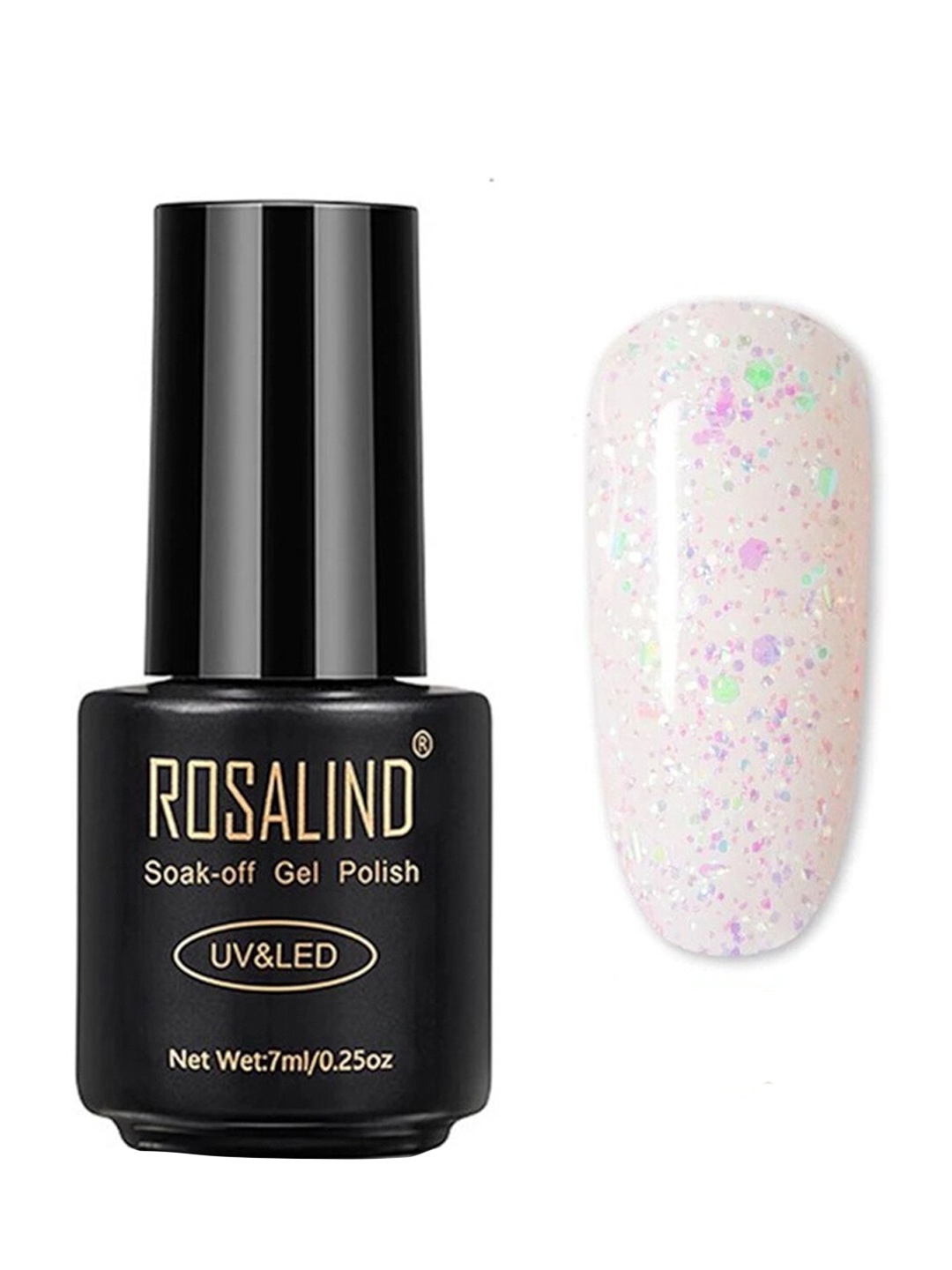 

ROSALIND UV LED Soak-Off Gel Nail Polish - Shade W02, White
