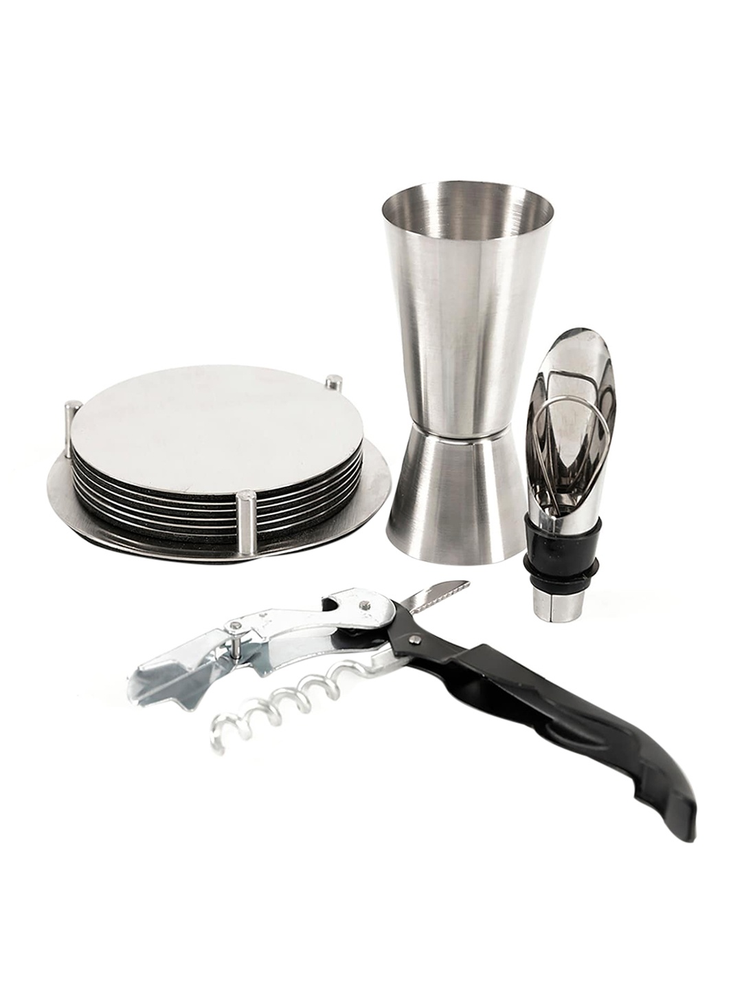 

MensXP Set Of 4 Metallic-Toned Bar Tool Set