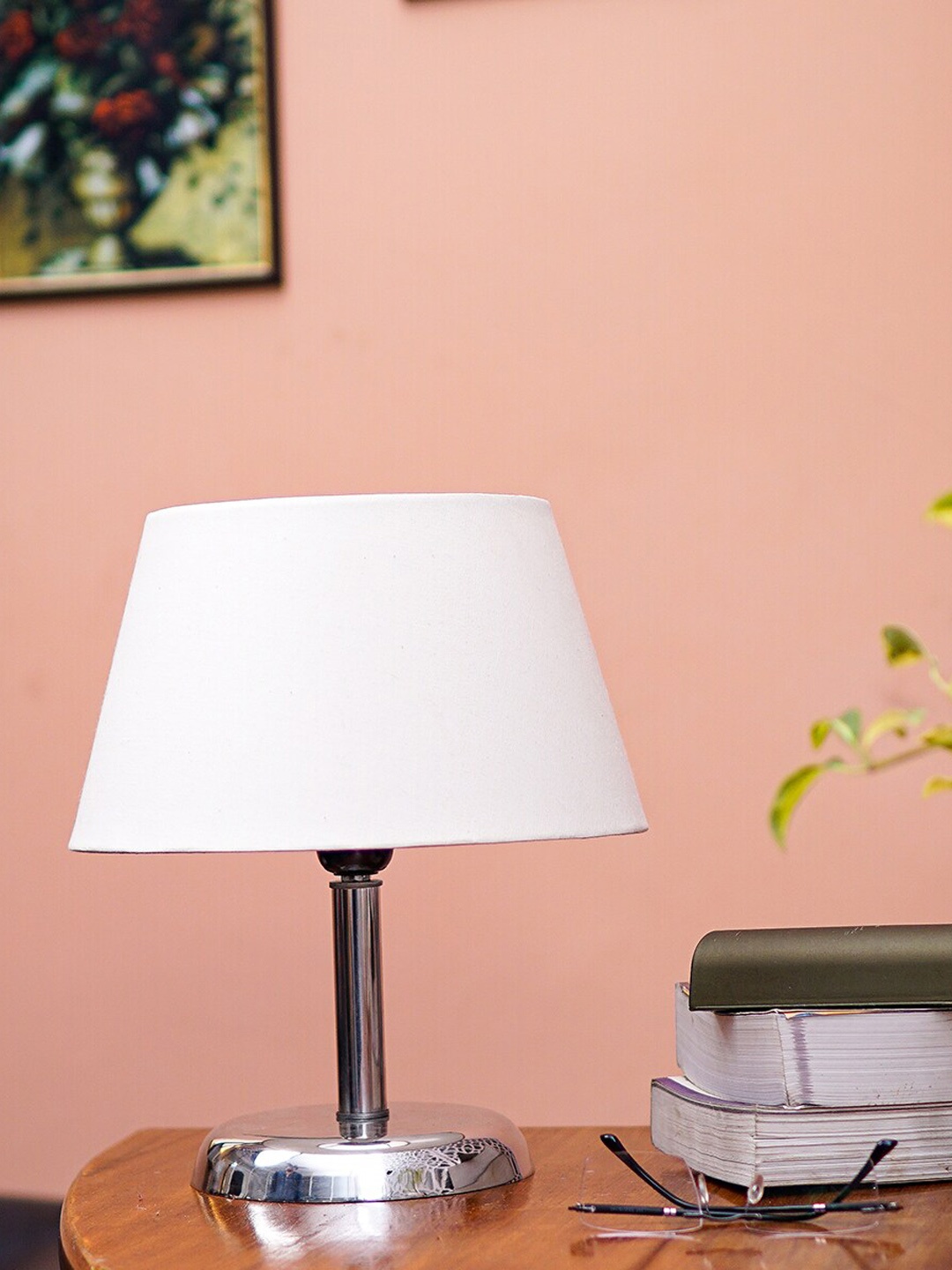 

Pinecraft INTERNATIONAL Off White Levi Table Lamp With Shade
