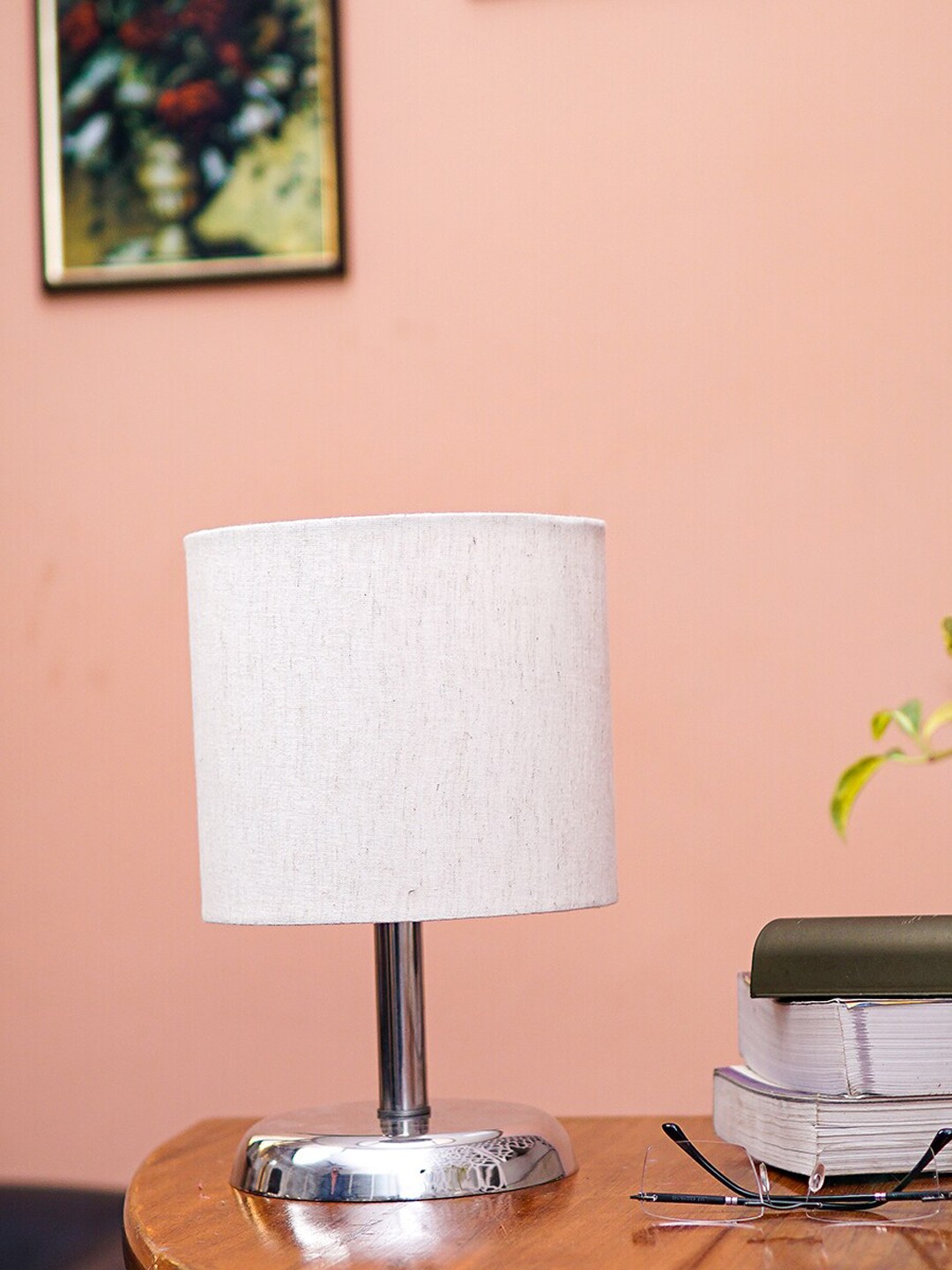 

Pinecraft INTERNATIONAL Beige Levi Table Lamp with Linen Shade