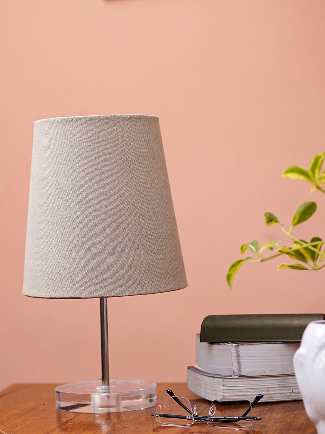 

Pinecraft INTERNATIONAL Grey Table Lamp With Shade