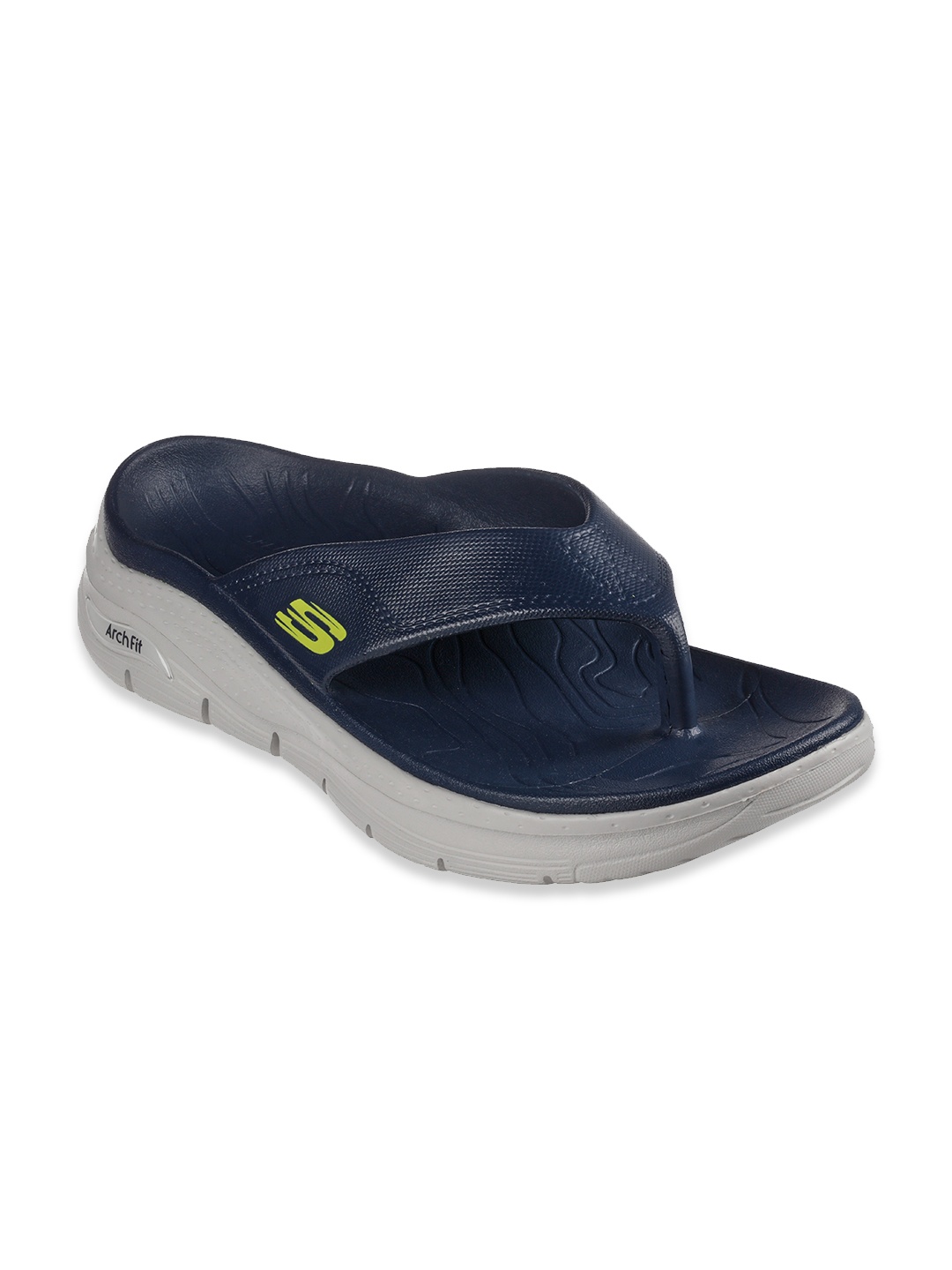 

Skechers Men Navy Blue Thong Flip-Flops