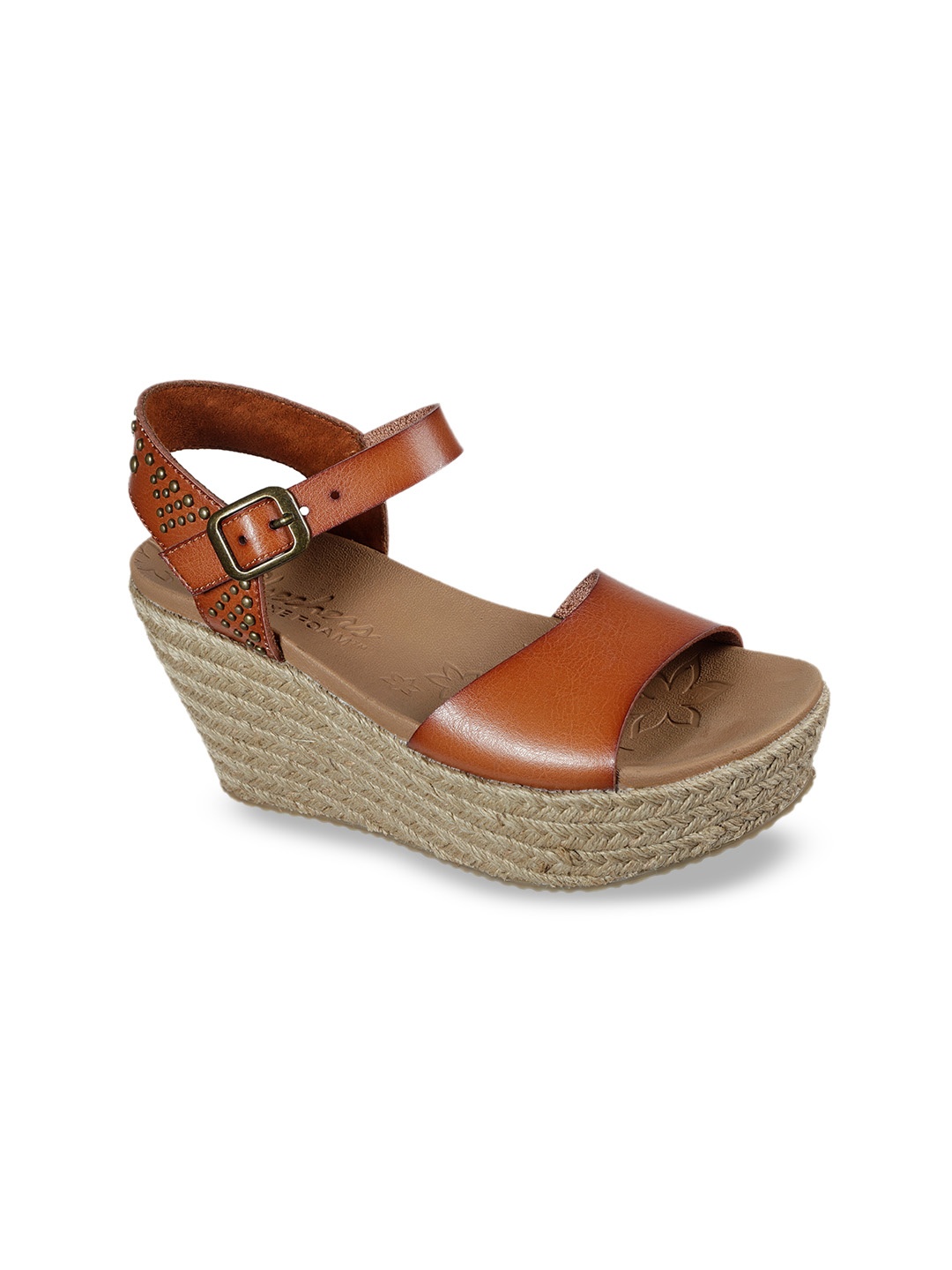 

Skechers Women Brown & Beige Heels