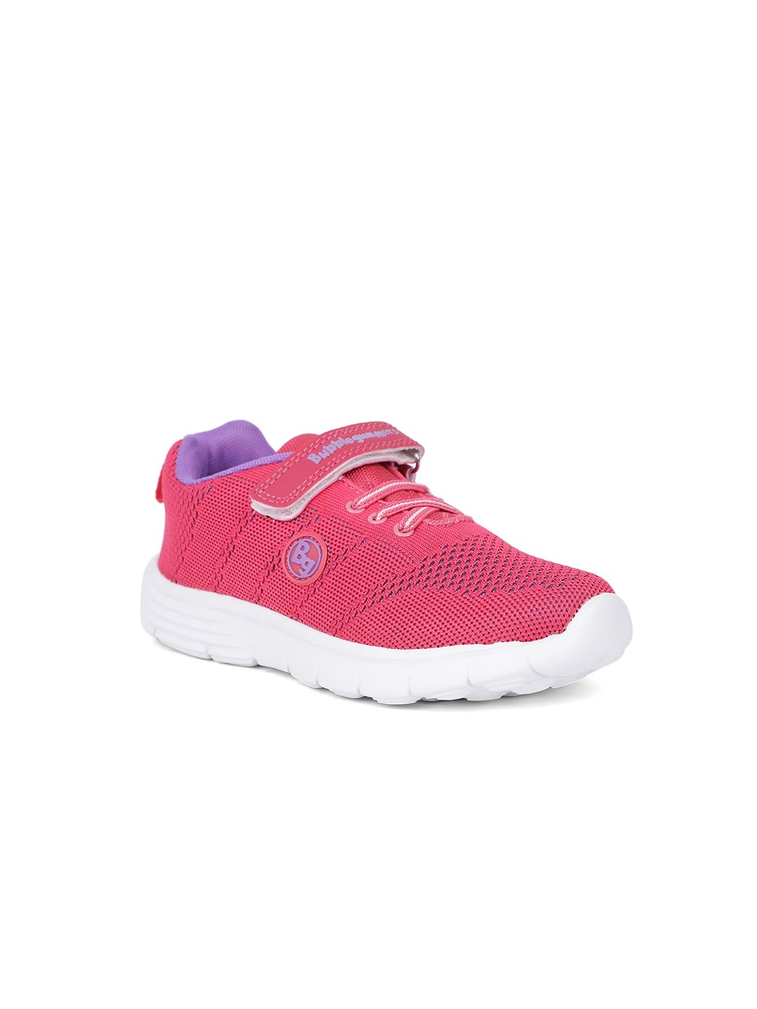 

Bubblegummers Girls Pink Solid Regular Sneakers