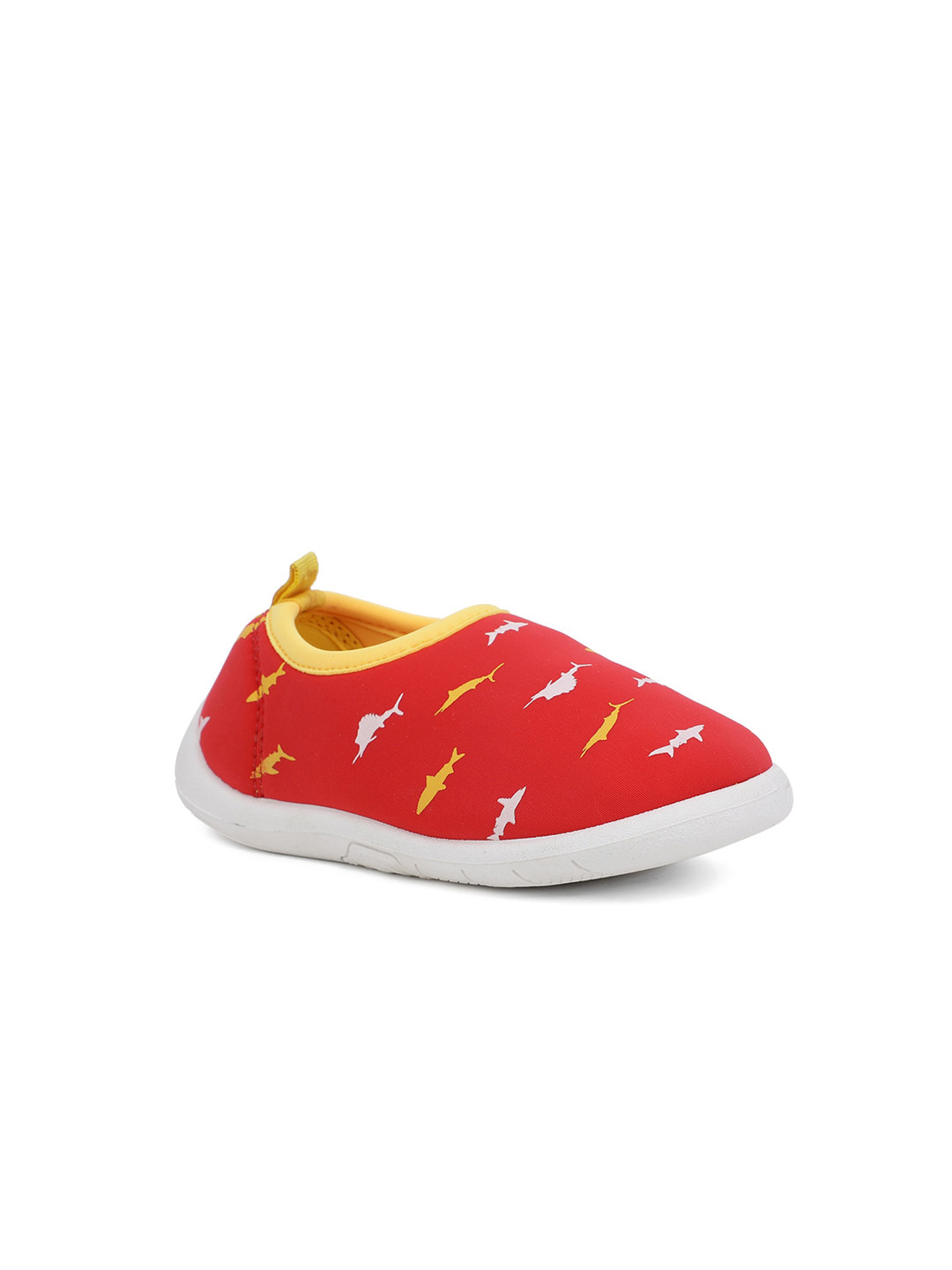 

Bubblegummers Girls Red Printed Slip-On Sneakers