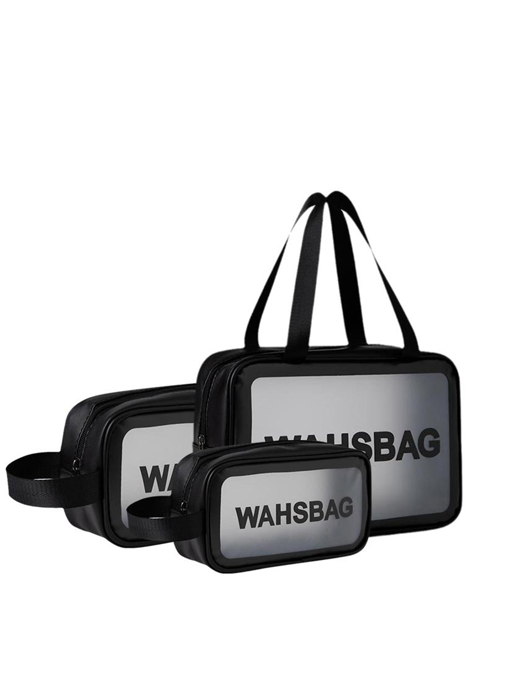 

Queue Set Of 3 Black Waterproof Travel Bag