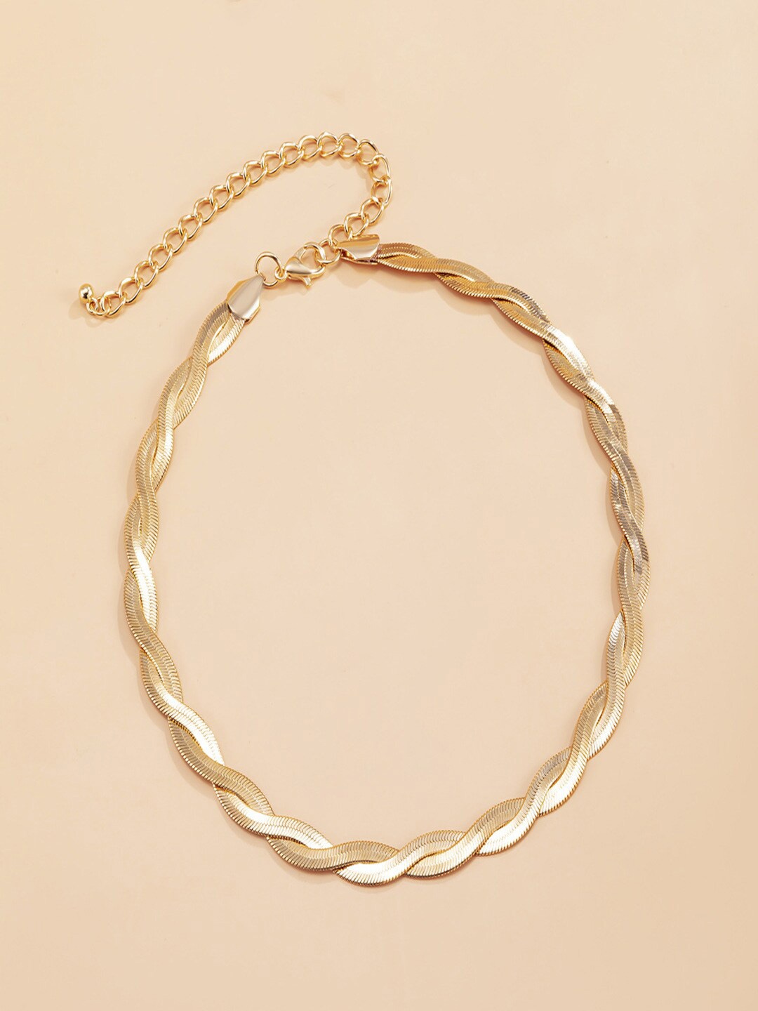 

AQUASTREET Gold-Toned Gold-Plated Choker Necklace