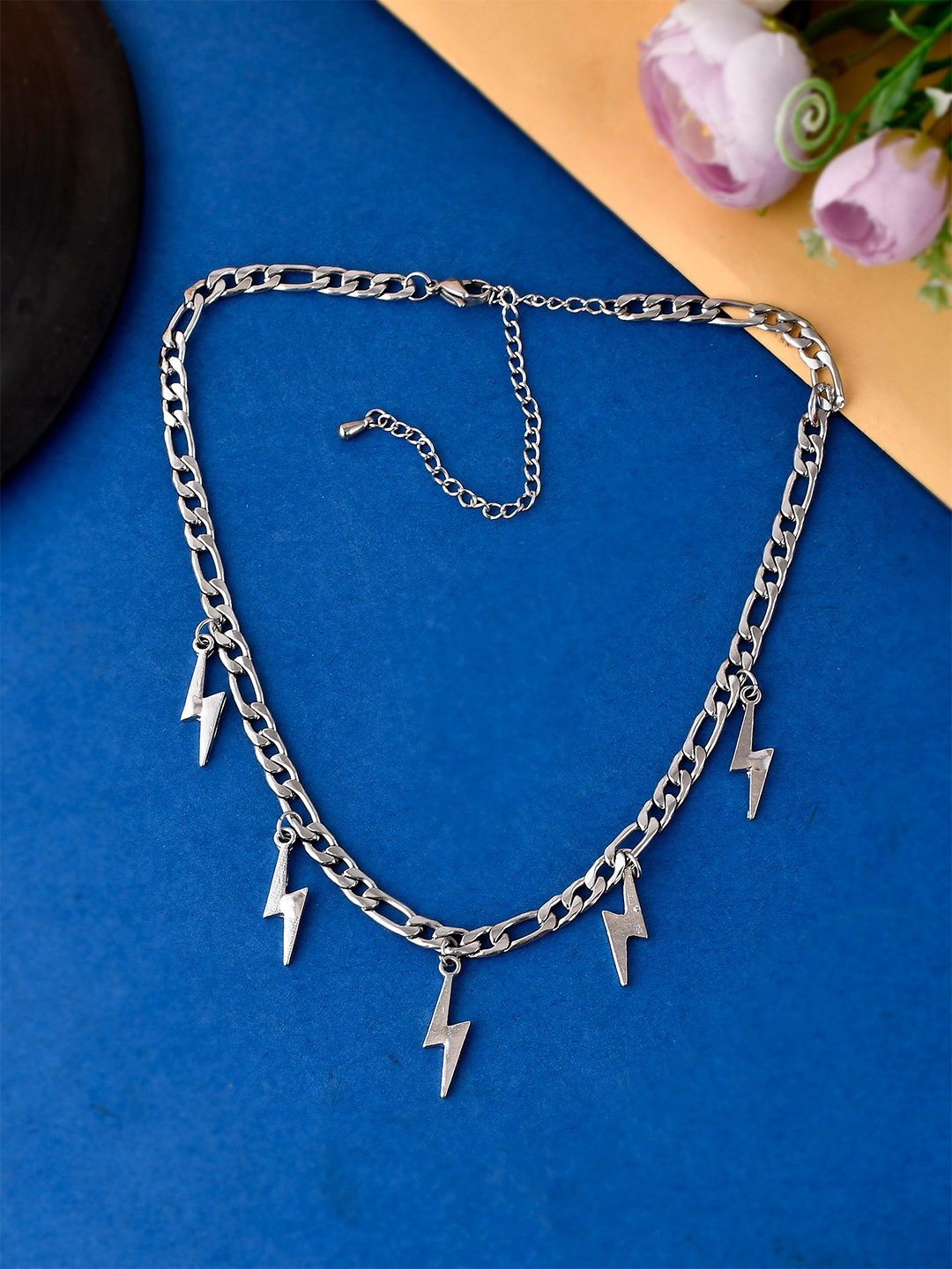 

AQUASTREET Silver-Plated Tasselled Necklace