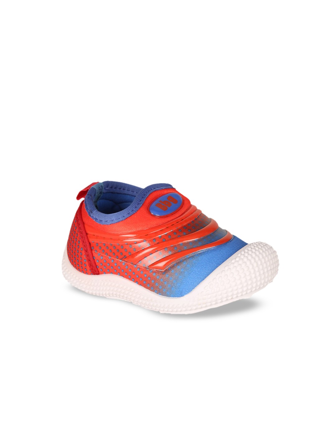 

Bubblegummers Boys Red Textured Slip-On Sneakers