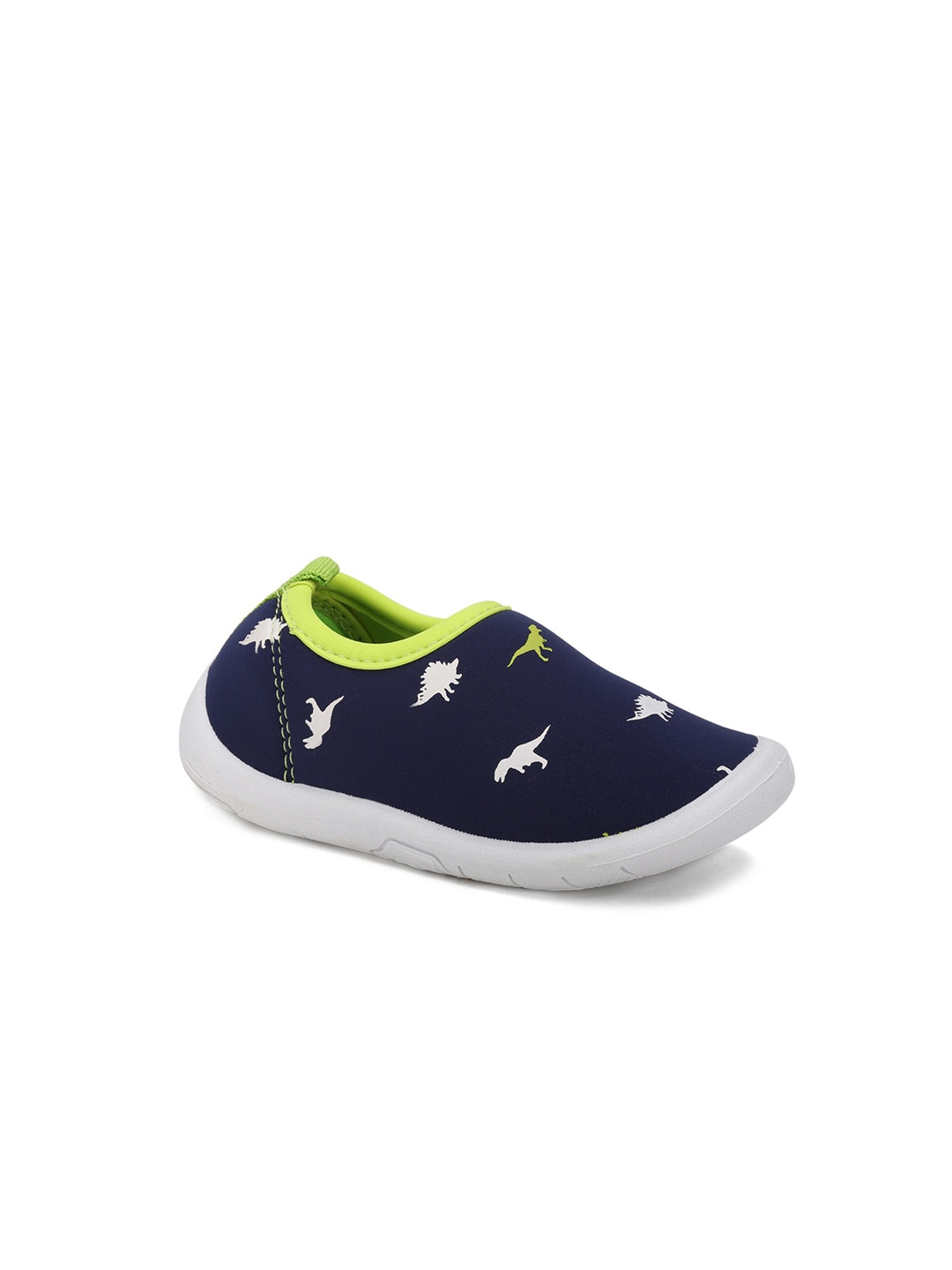 

Bubblegummers Boys Blue Woven Design Slip-On Sneakers