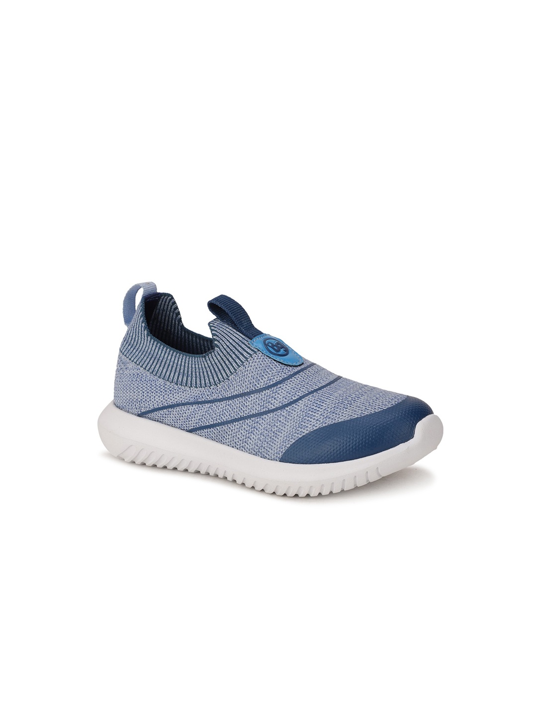 

Bubblegummers Boys Blue Woven Design Slip-On Sneakers