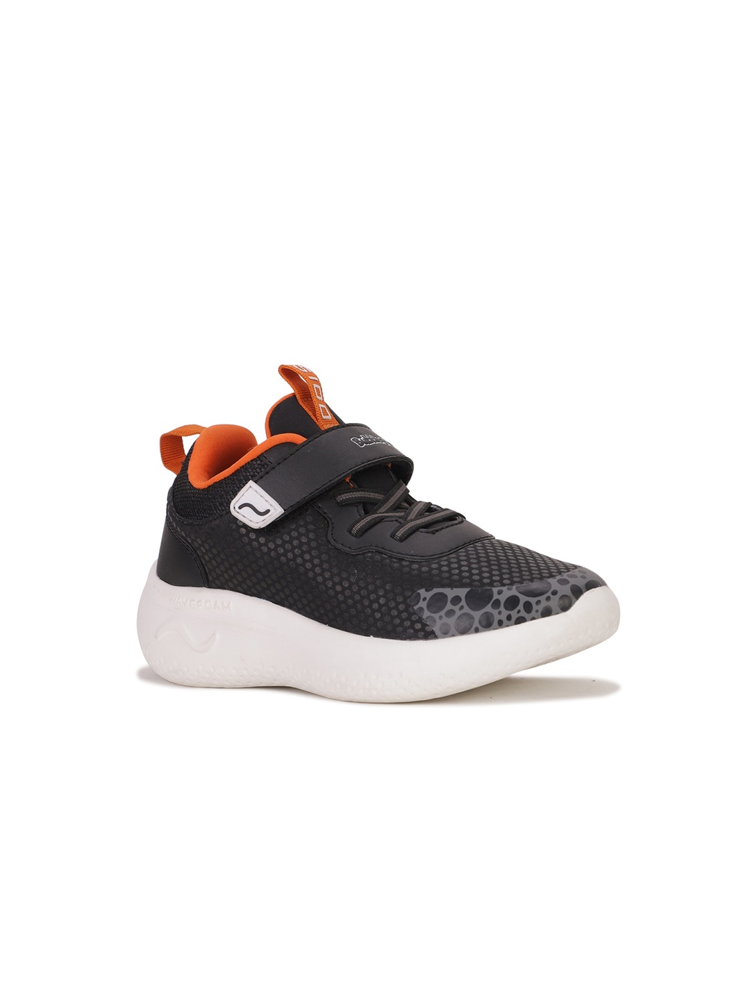 

Bubblegummers Boys Black Woven Design Sneakers