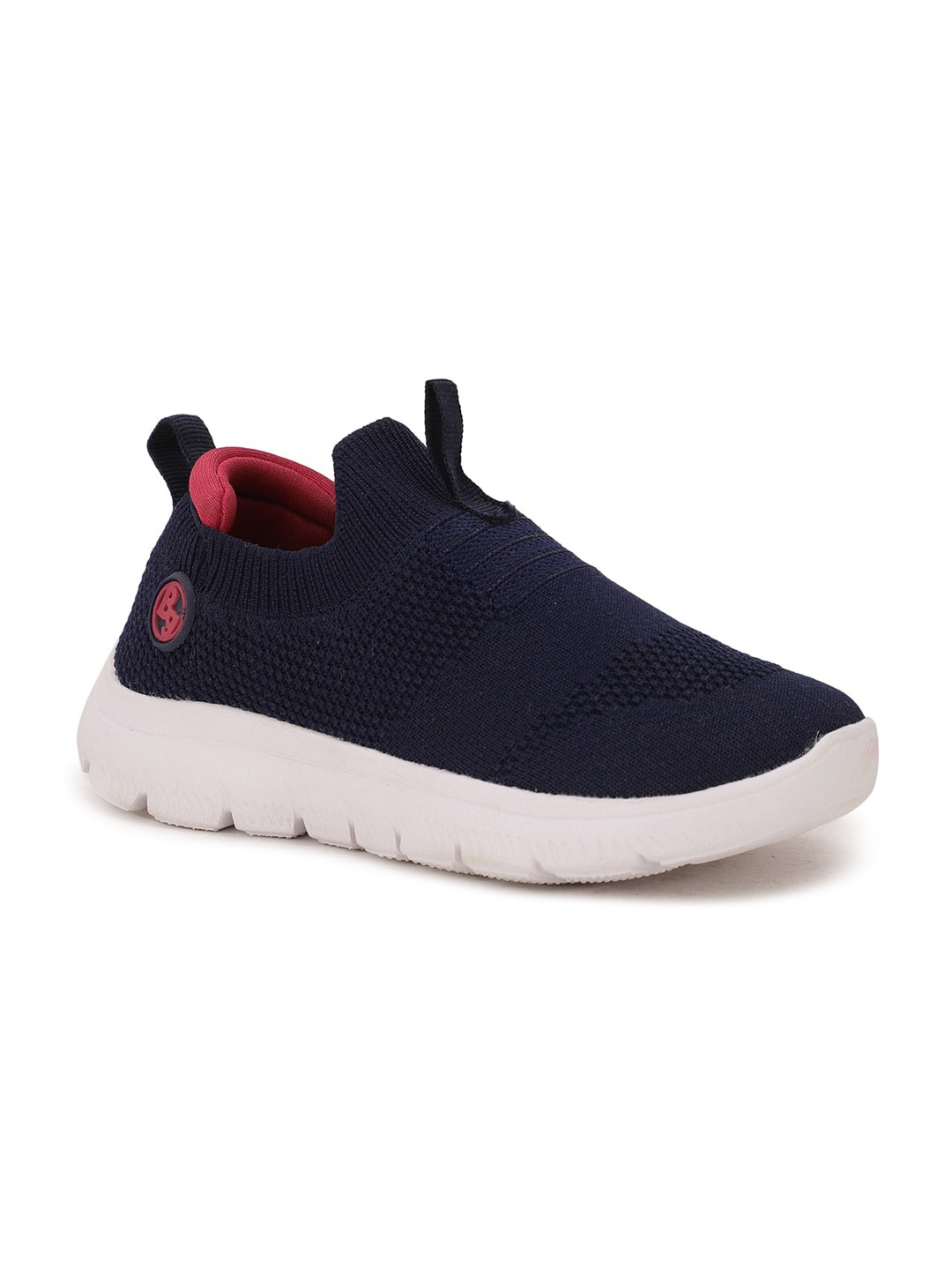 

Bubblegummers Boys Blue Woven Design Slip-On Sneakers