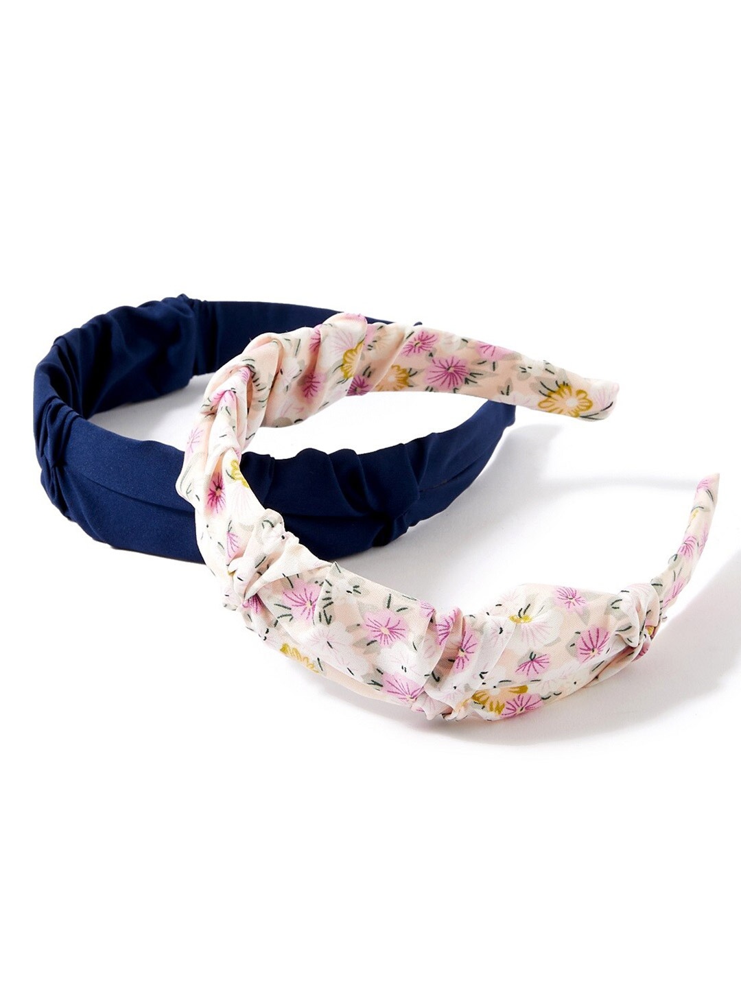 

Accessorize London Women Set of 2 Salice Hairbands, Navy blue
