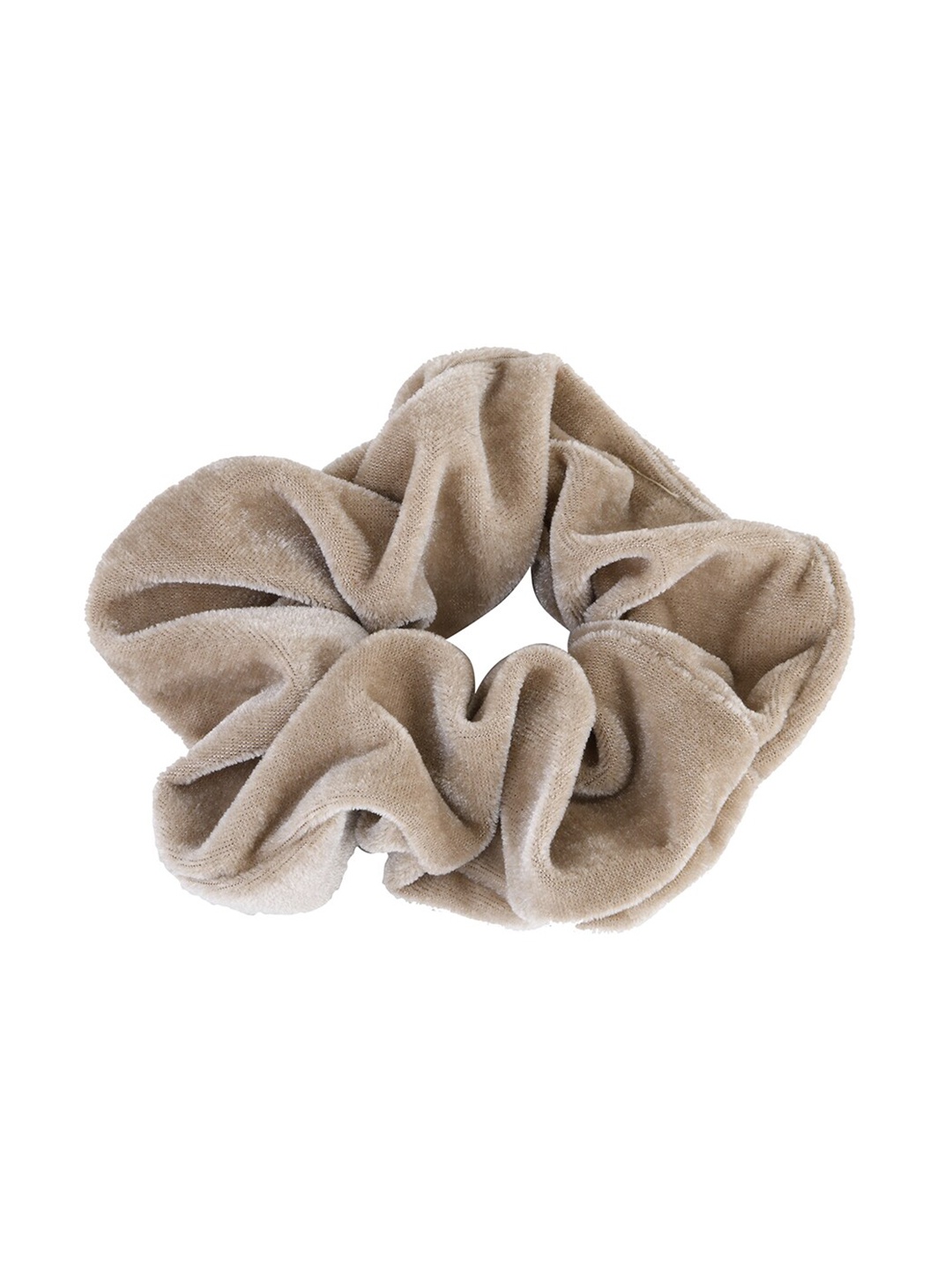 

Accessorize London Women Beige Oversized Velvet Hair Scrunchie
