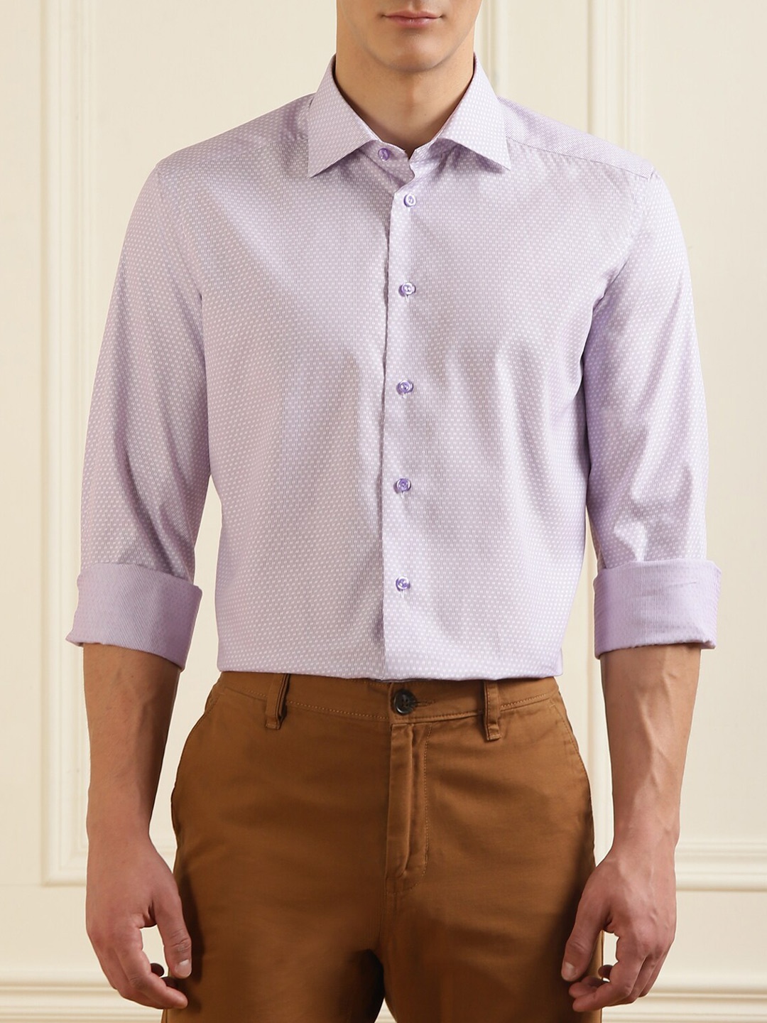 

Eton Men Purple Slim Fit Casual Shirt