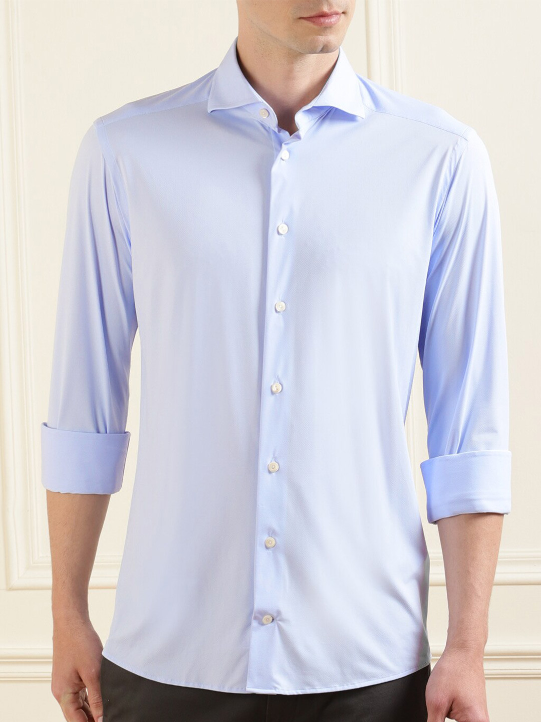 

Eton Men Blue Slim Fit Casual Shirt