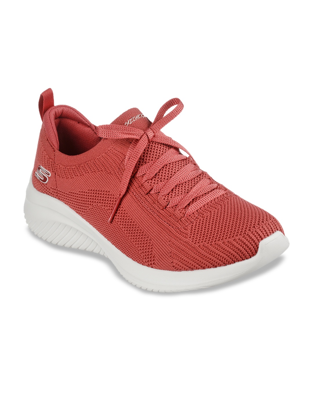 

Skechers Women Orange Woven Design Slip-On Sneakers