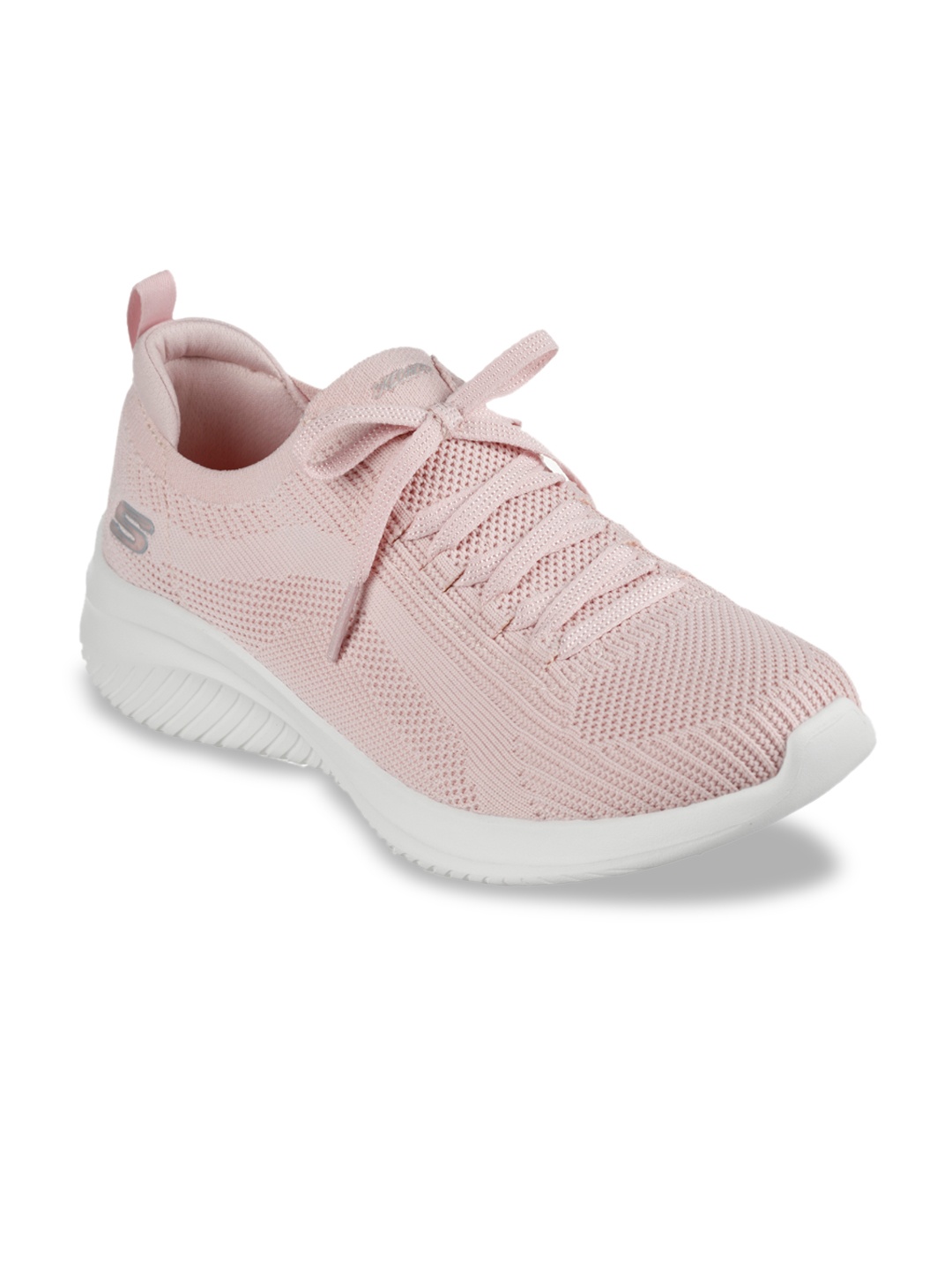 

Skechers Women Red Woven Design Sneakers