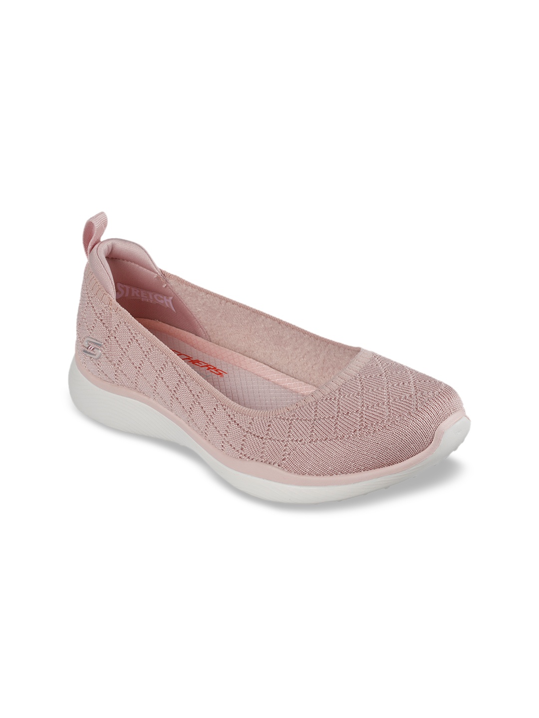 

Skechers Women Red Printed Slip-On Sneakers