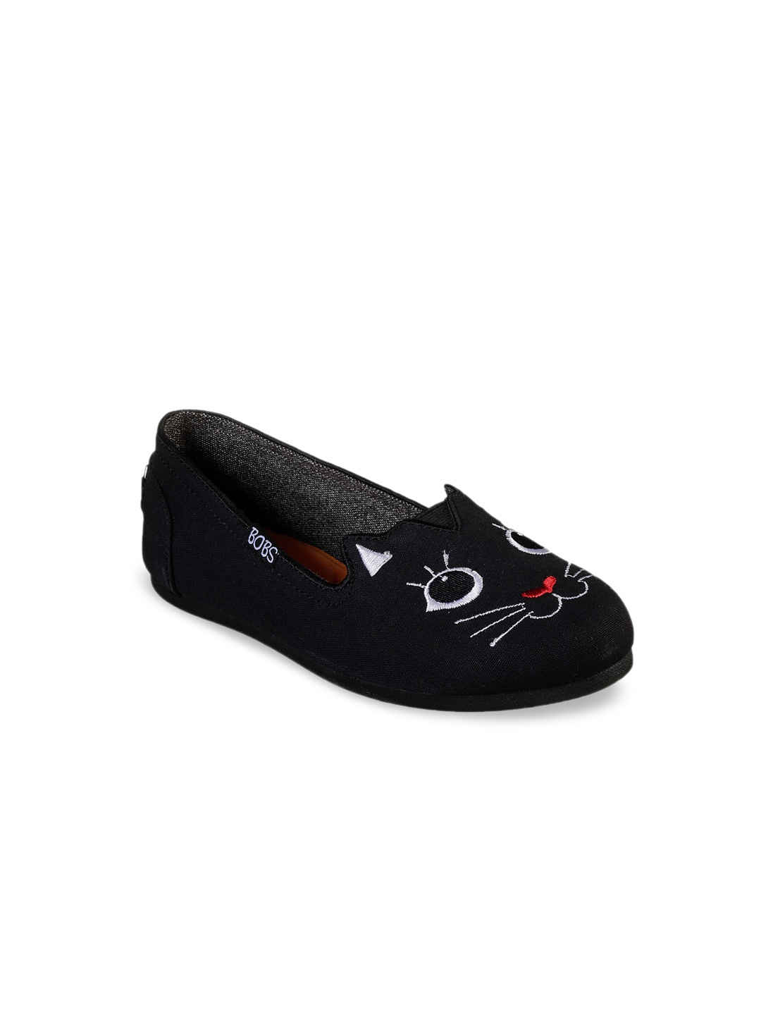

Skechers Women Black Printed Slip-On Sneakers