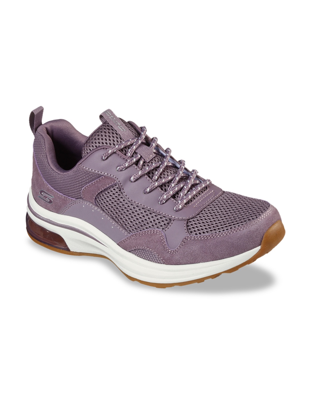 

Skechers Women Purple Woven Design Sneakers
