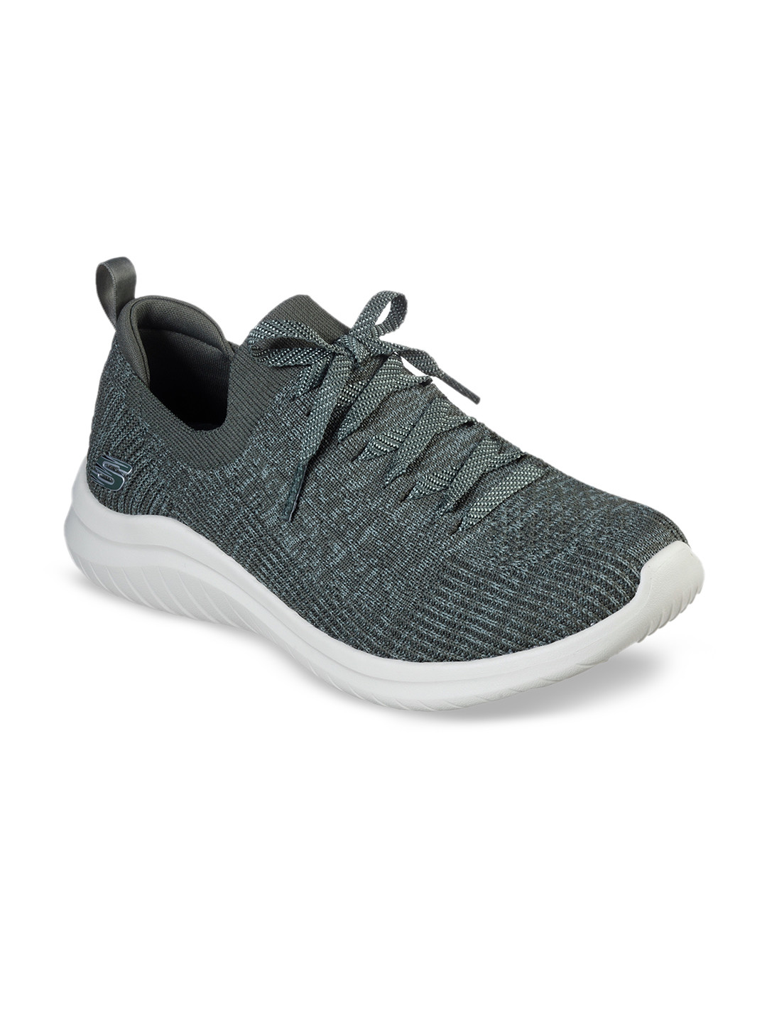 

Skechers Women Green Woven Design Sneakers