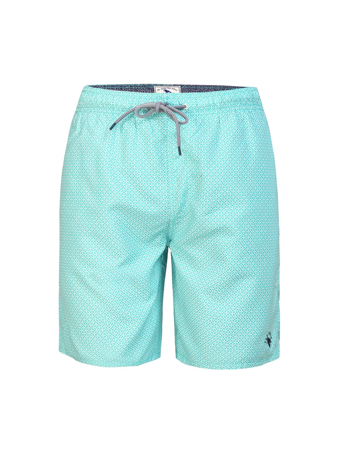 

Ted Baker Men Blue Printed Swim Shorts