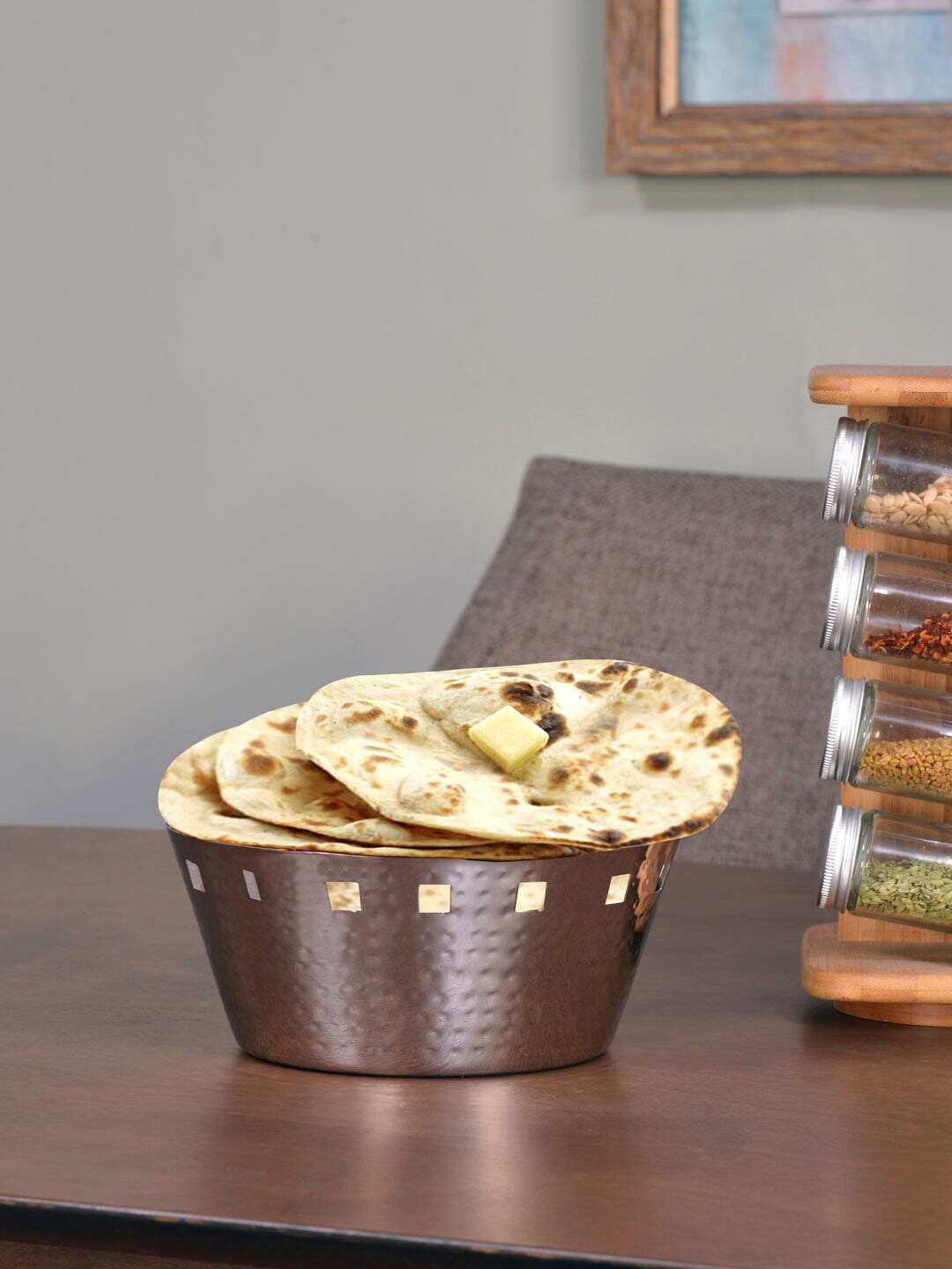 

Athome by Nilkamal Silver-Toned & 1 Pieces Stainless Steel Matte Bowls