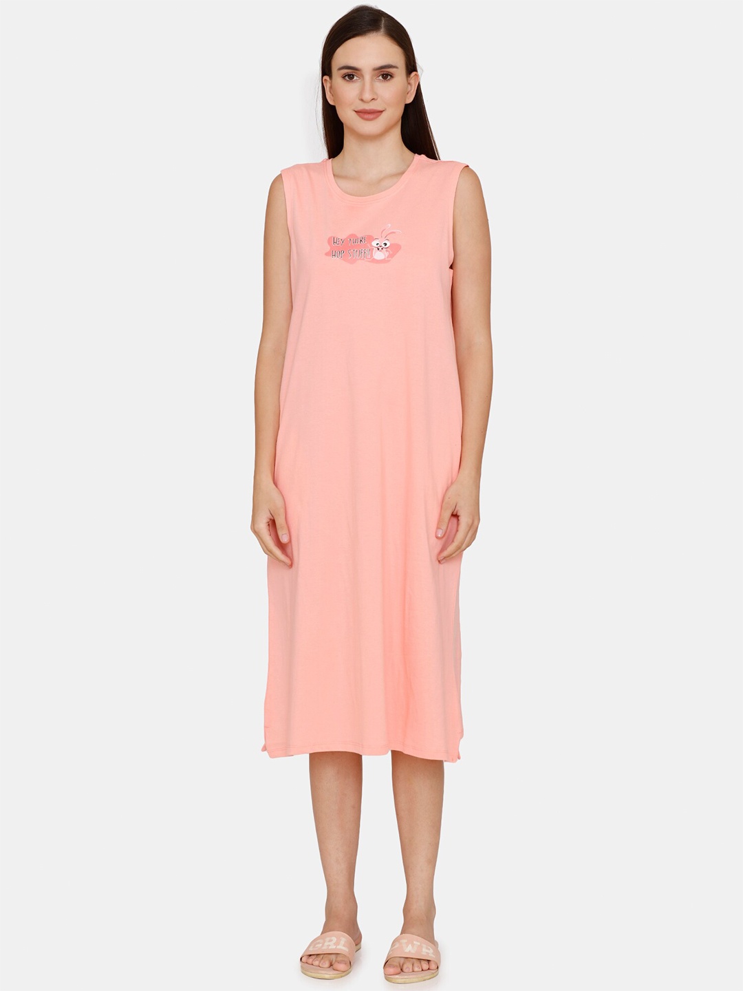 

Zivame Pink Nightdress