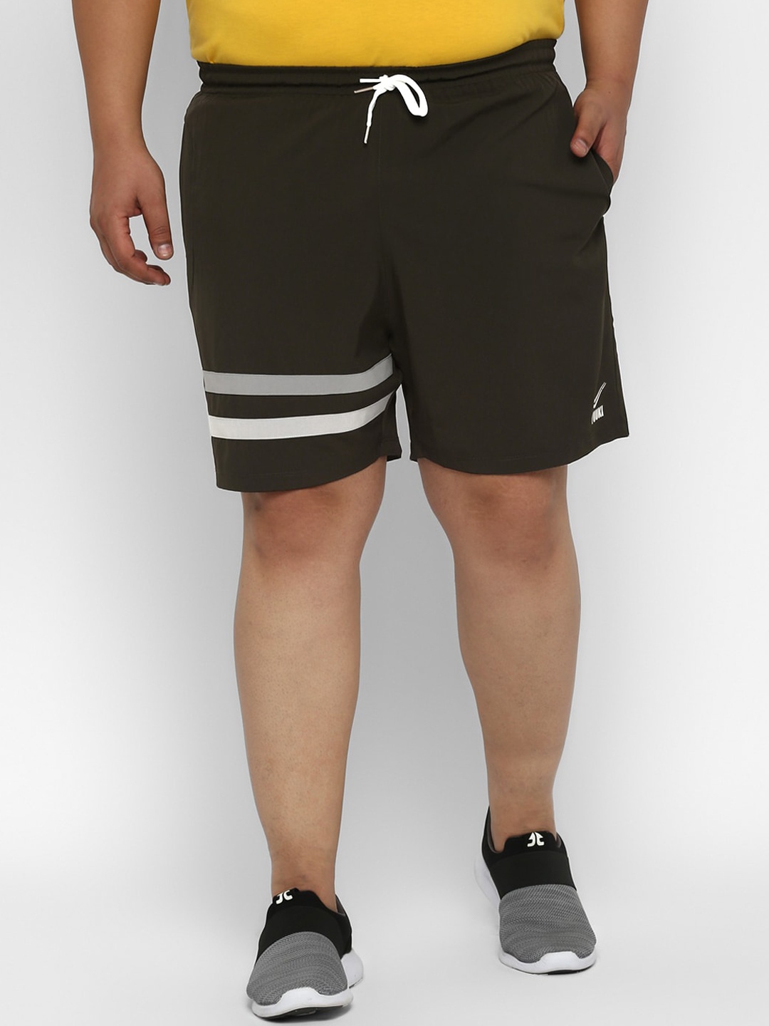 

Yuuki Men plus Size Grey Training or Gym Sports Shorts